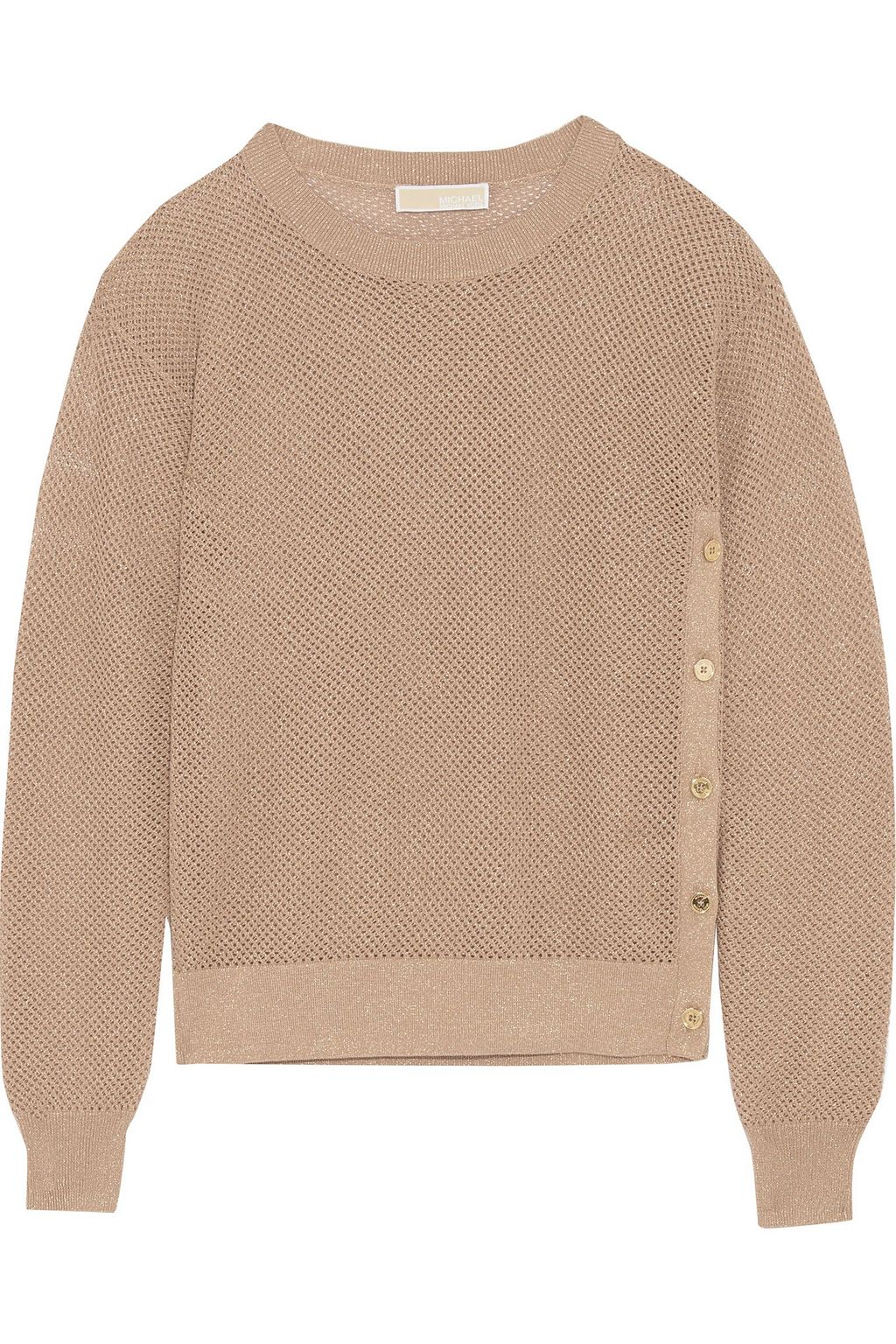 Open knit cotton blend sweater Open knit cotton blend sweater