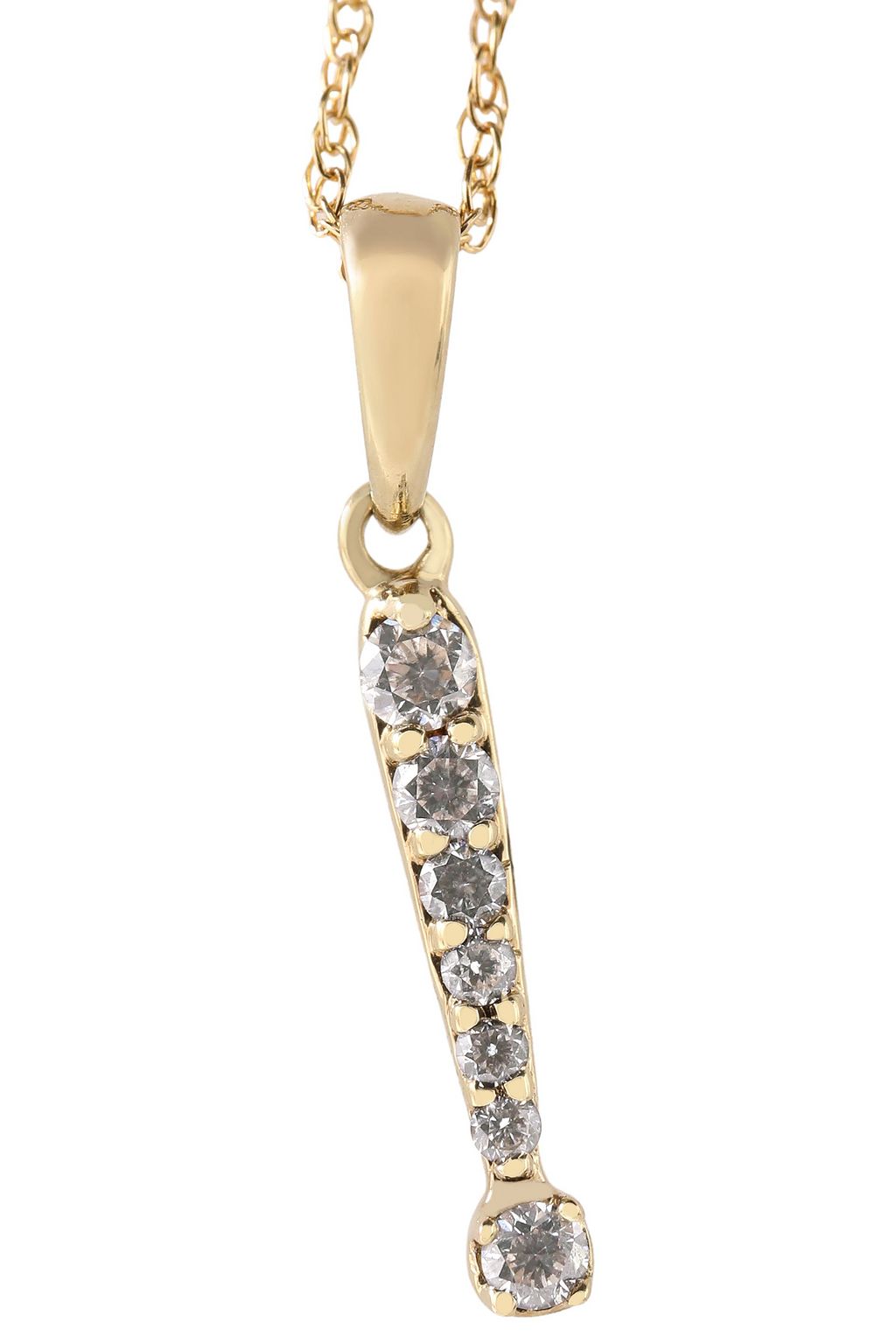 KHAI KHAI Rose gold-tone crystal necklace
