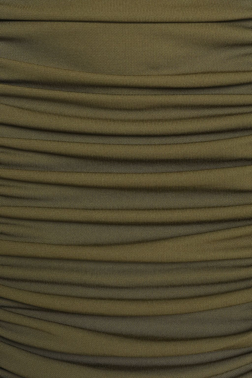 BALMAIN Ruched jersey mini skirt