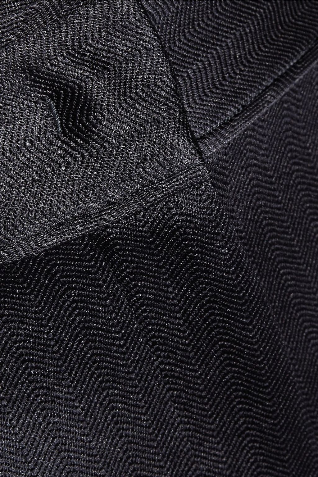 GABRIELA HEARST Herringbone silk-crepe straight-leg pants