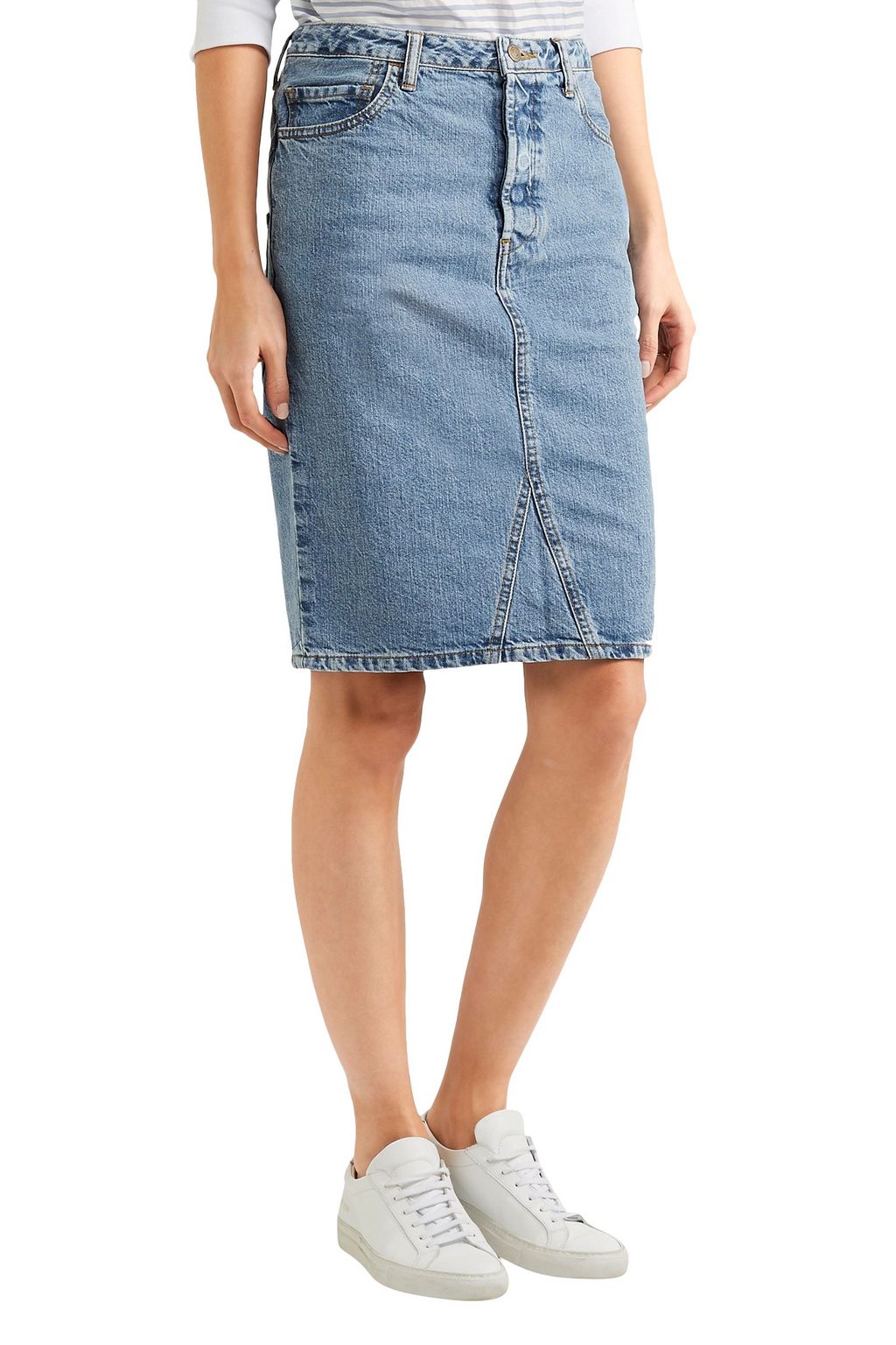 bassike denim skirt