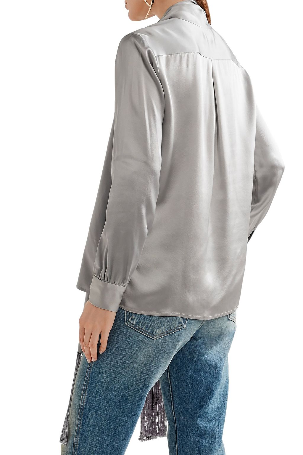 HILLIER BARTLEY Silk-satin blouse