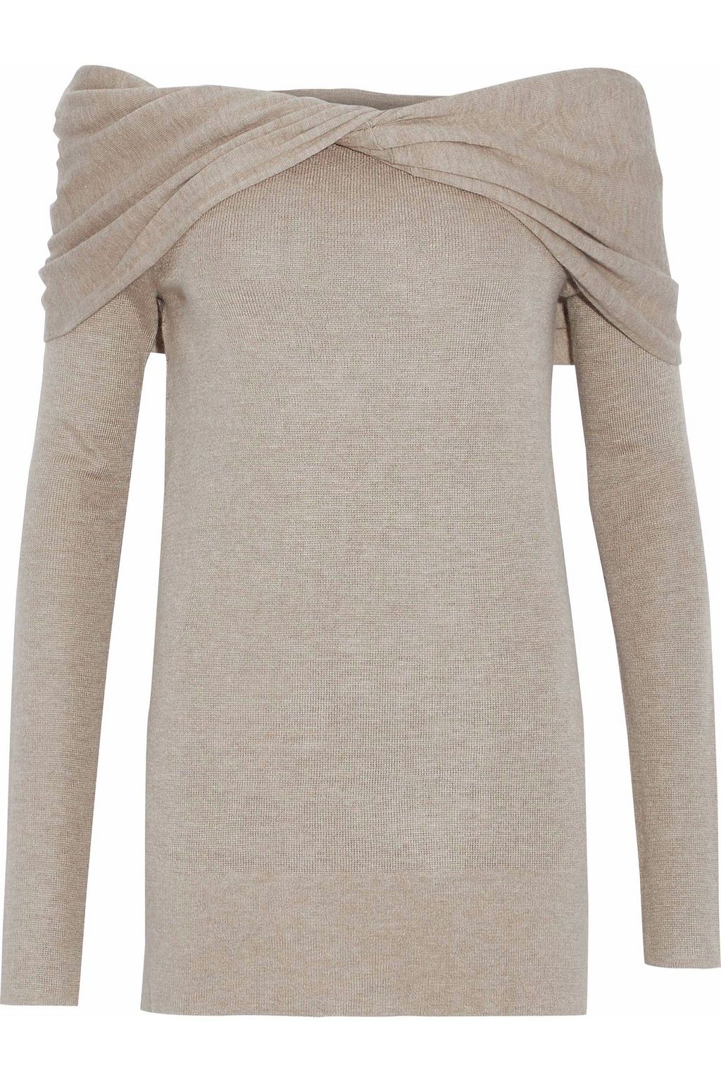 Twist Front Off The Shoulder Sweater 
