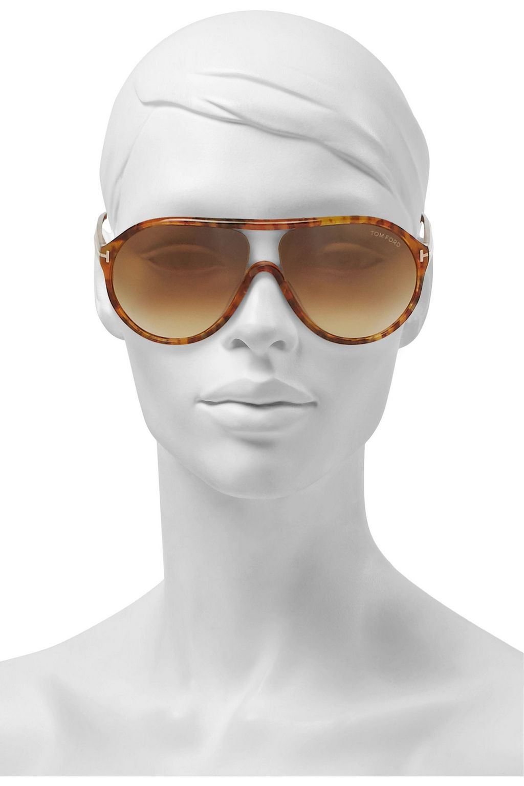 TOM FORD Aviator-style acetate sunglasses
