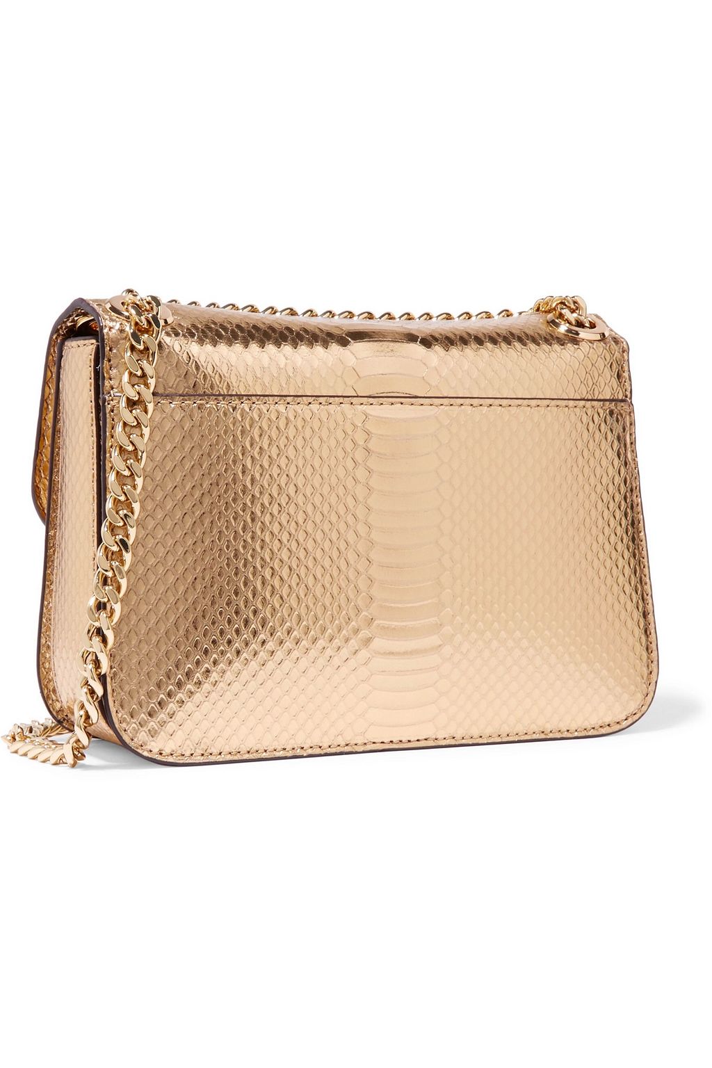 MICHAEL KORS COLLECTION Metallic leather shoulder bag