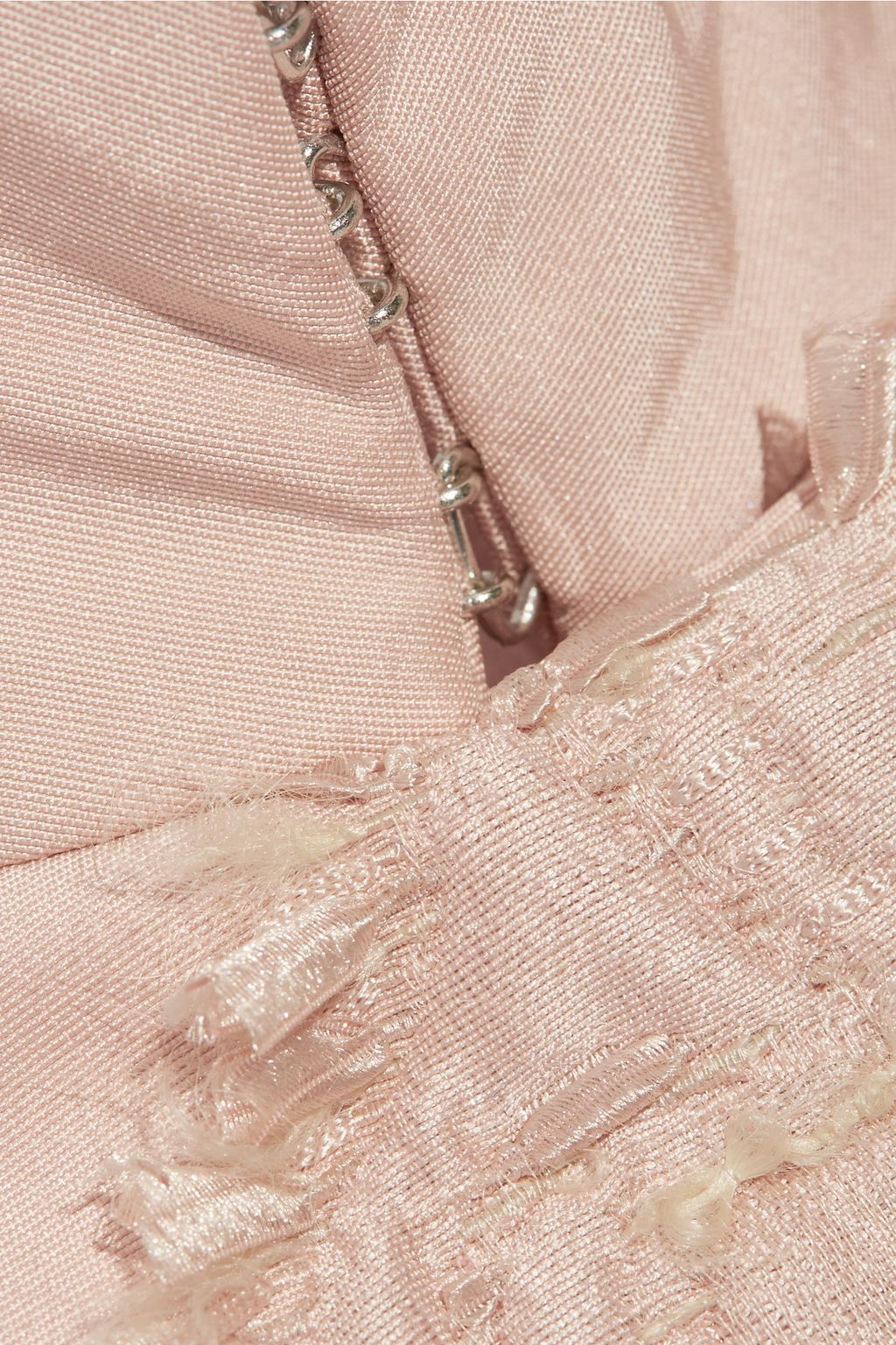 MCQUEEN Fil coupé silk-blend faille jacket