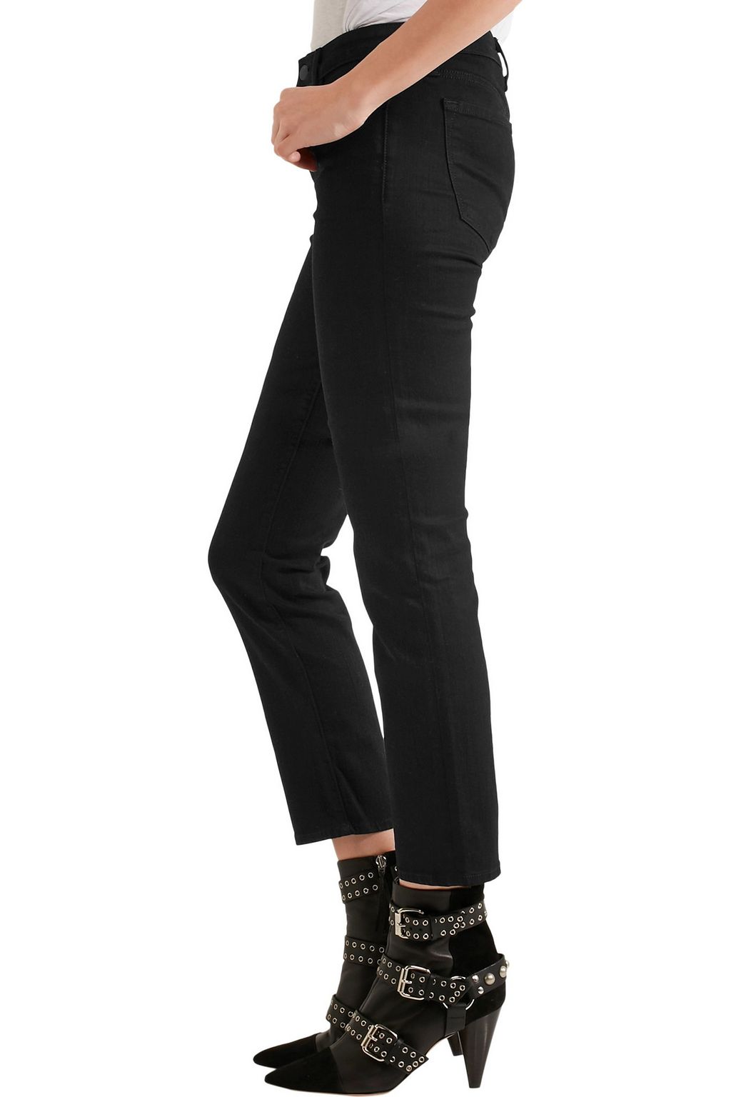 J BRAND Amelia mid-rise slim-leg jeans