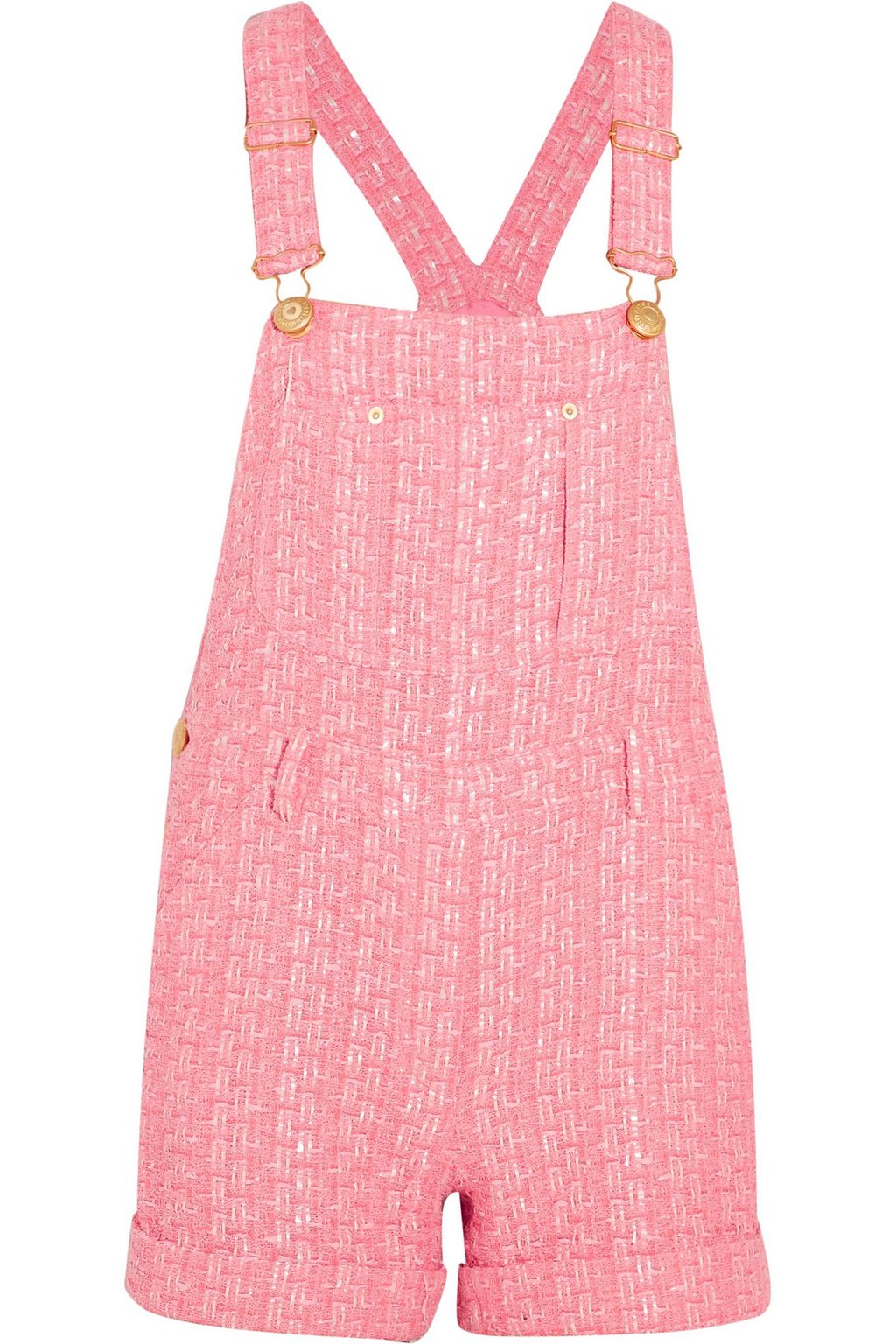 pink tweed playsuit