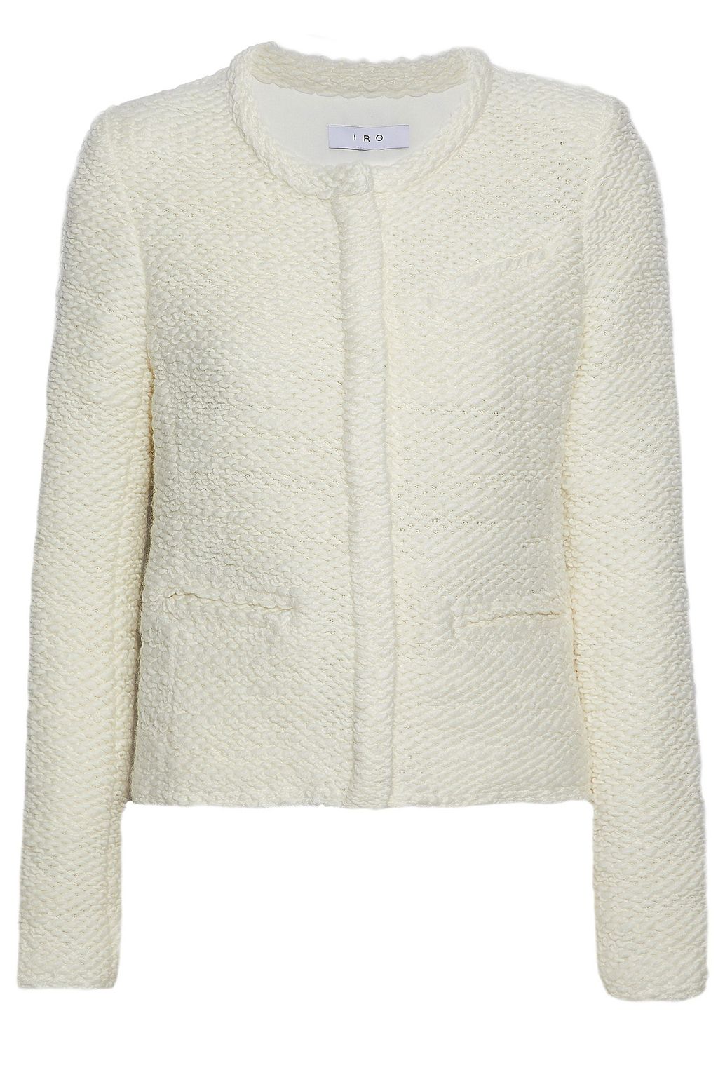 cream boucle jacket