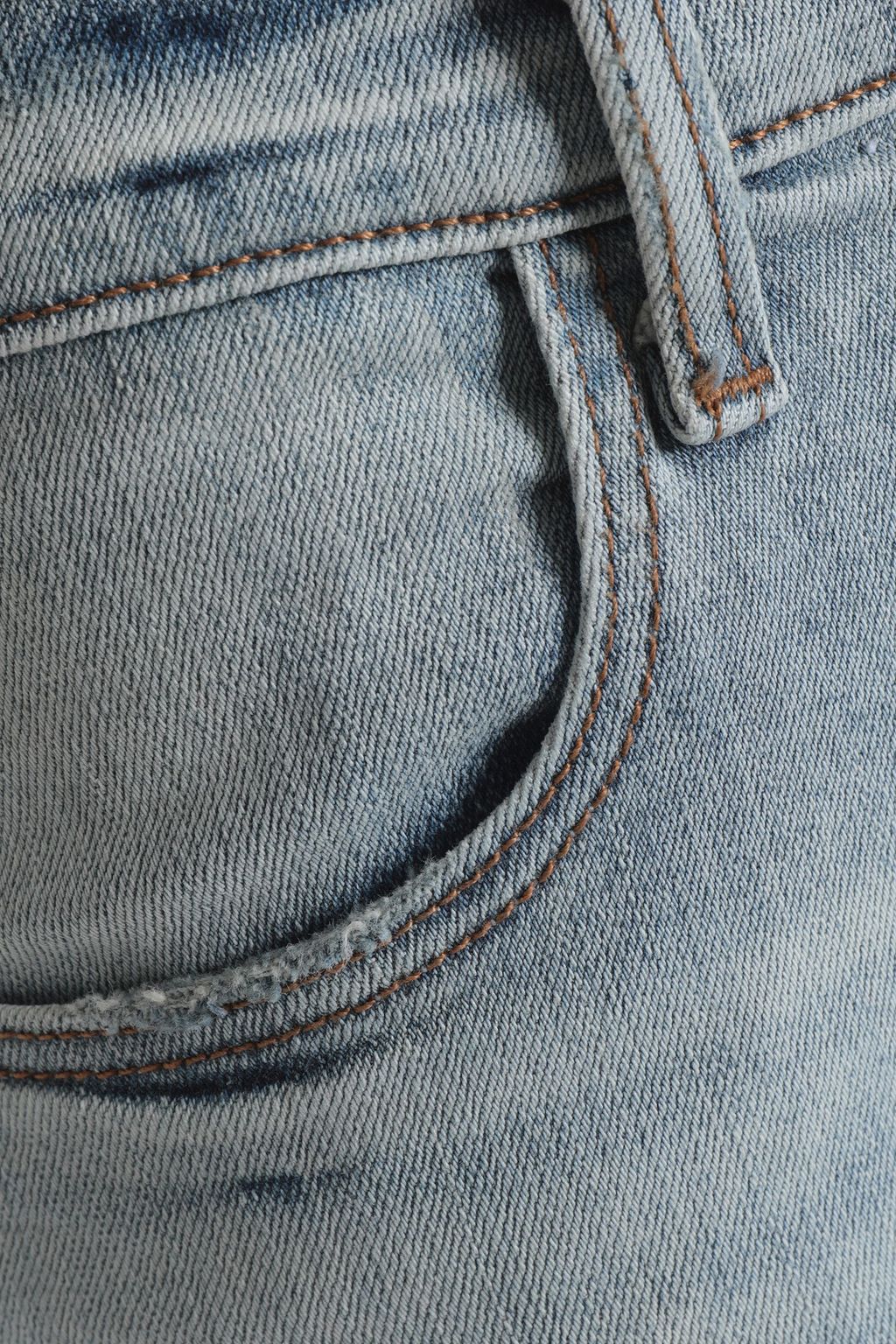 J BRAND Alana distressed mid-rise skinny jeans
