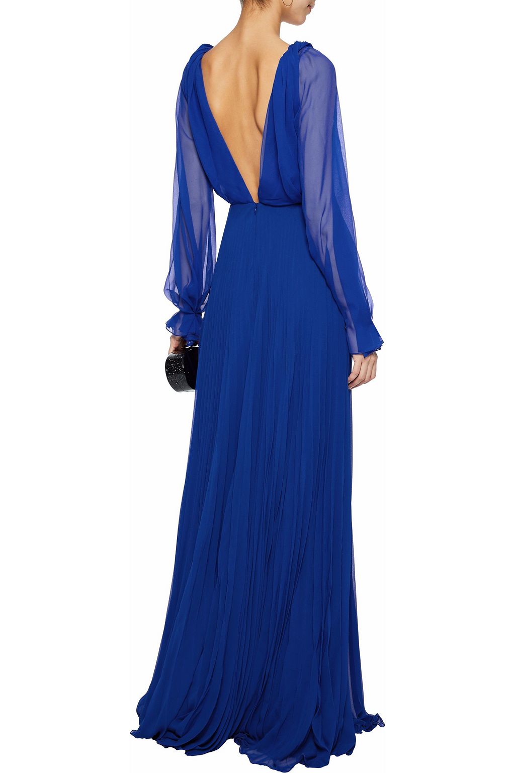 silk chiffon gown