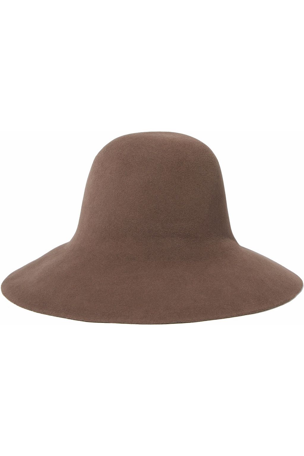 the brown felt hat