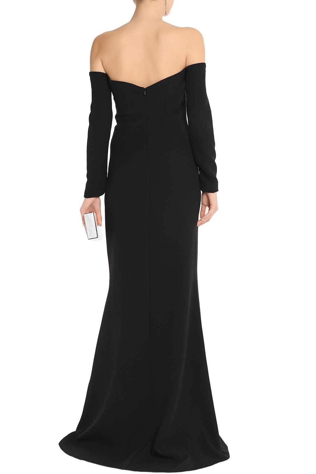 SAFIYAA Off-the-shoulder crepe gown