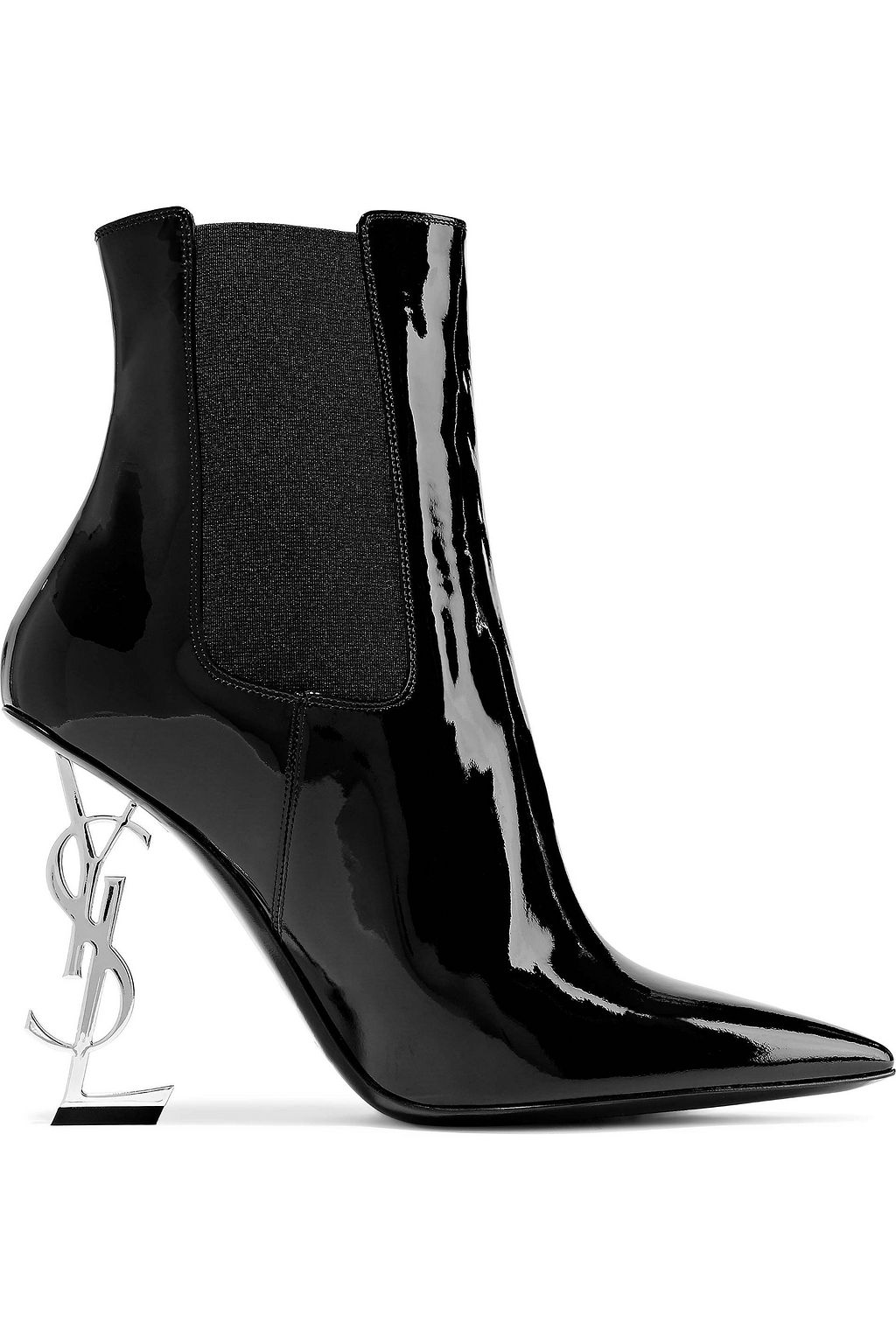 saint laurent heel boots