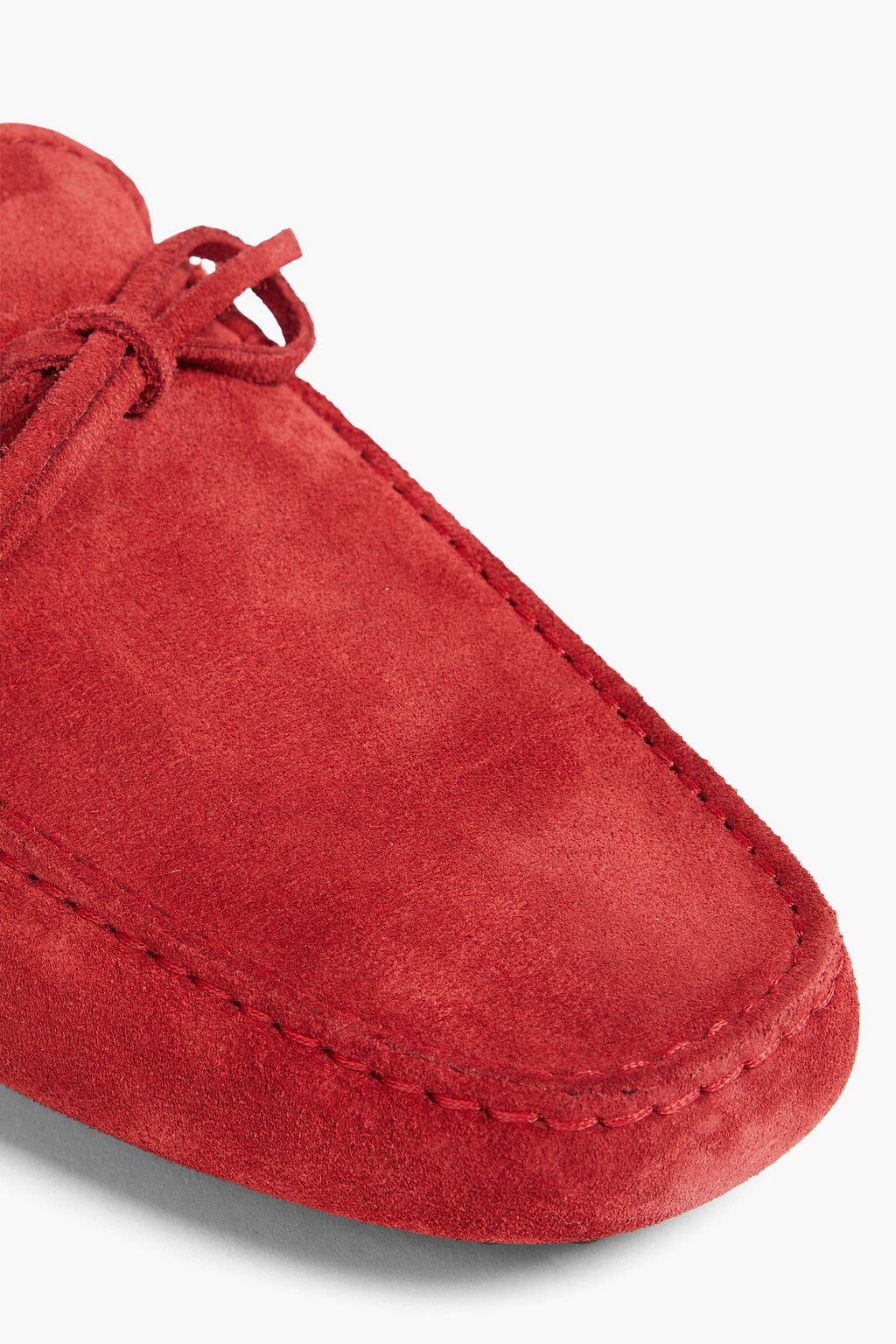 TOD'S حذاء قيادة من الجلد السويدي