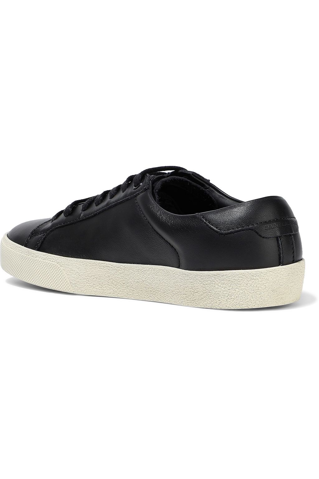 SAINT LAURENT Moon Plus embroidered leather sneakers