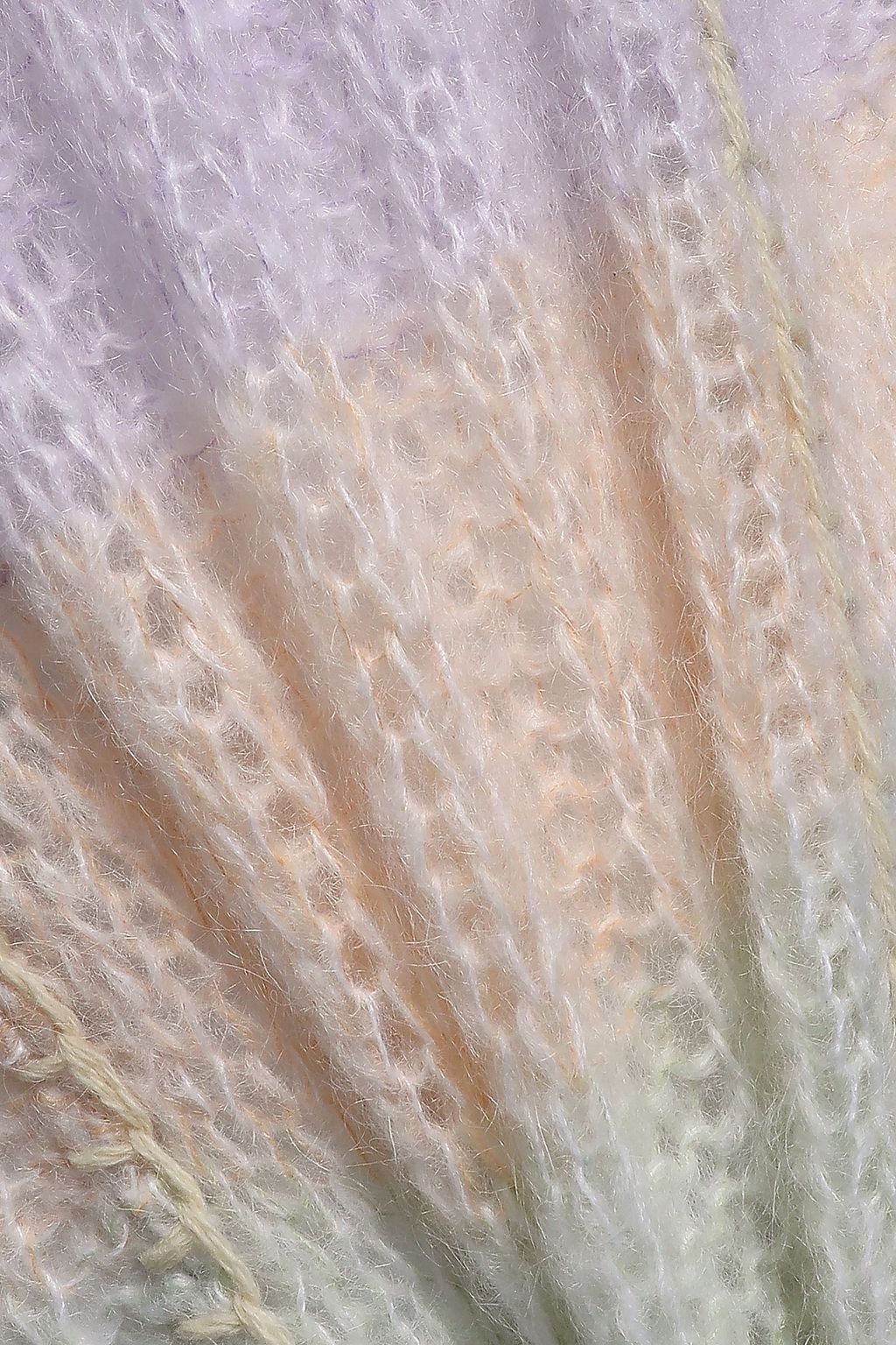ACNE STUDIOS Open-knit mohair-blend turtleneck sweater