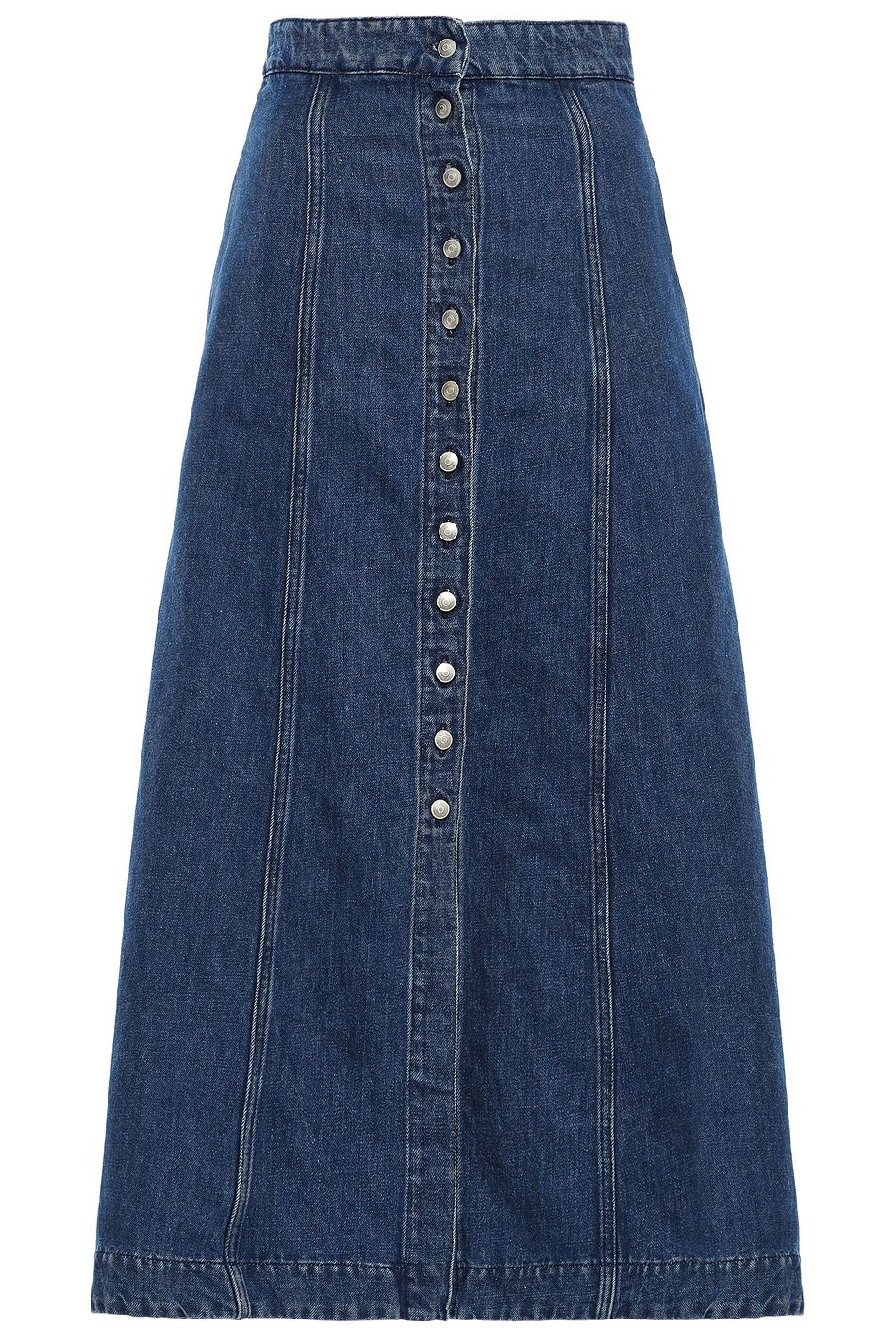 purchase cheap new specials buy sale Dark denim Flared denim midi skirt | Sale up to 70% off | THE ... purchase cheap new specials buy sale Dark denim Flared denim midi skirt | Sale up to 70% off | THE ...