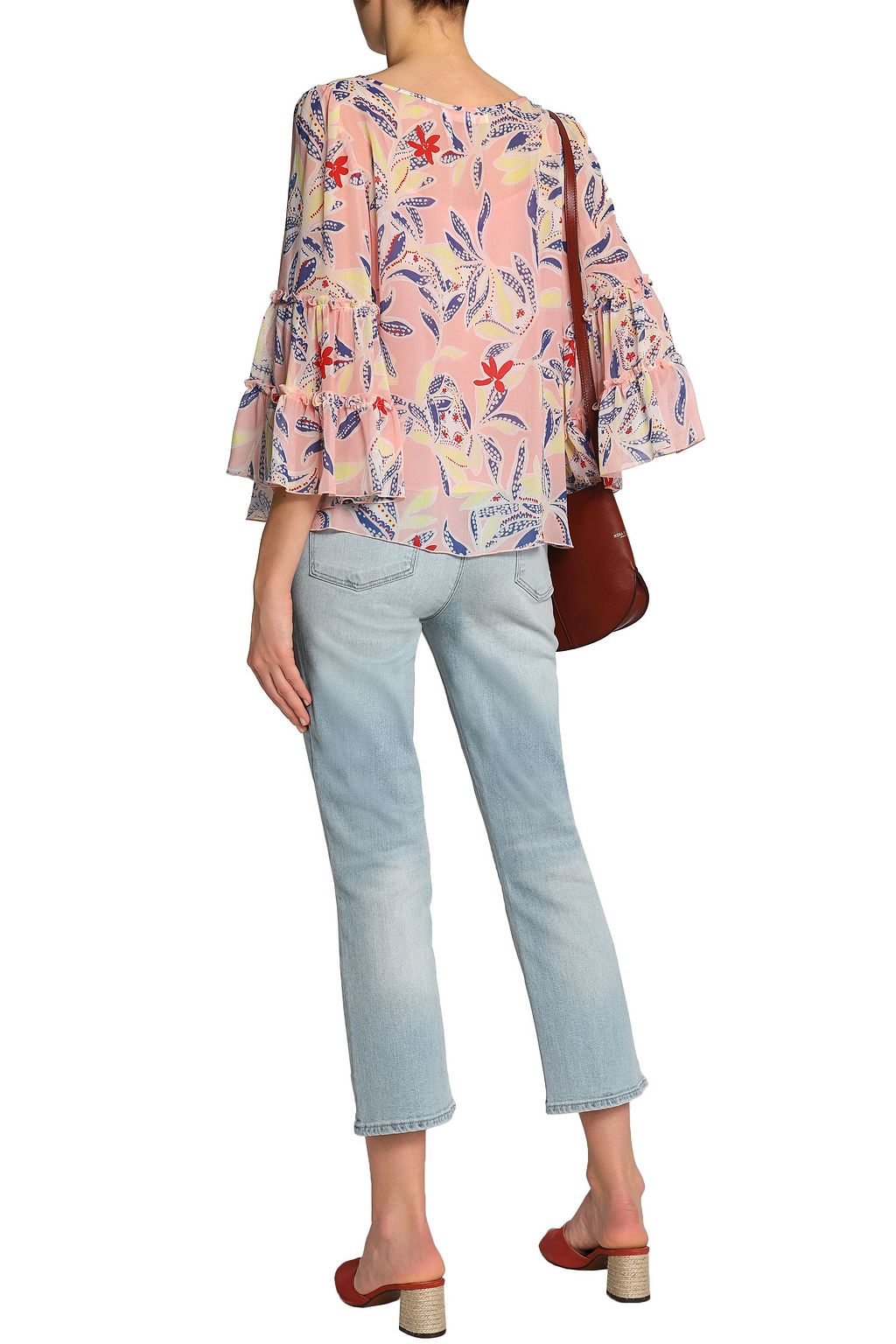 SEE BY CHLOÉ Floral-print silk crepe de chine top