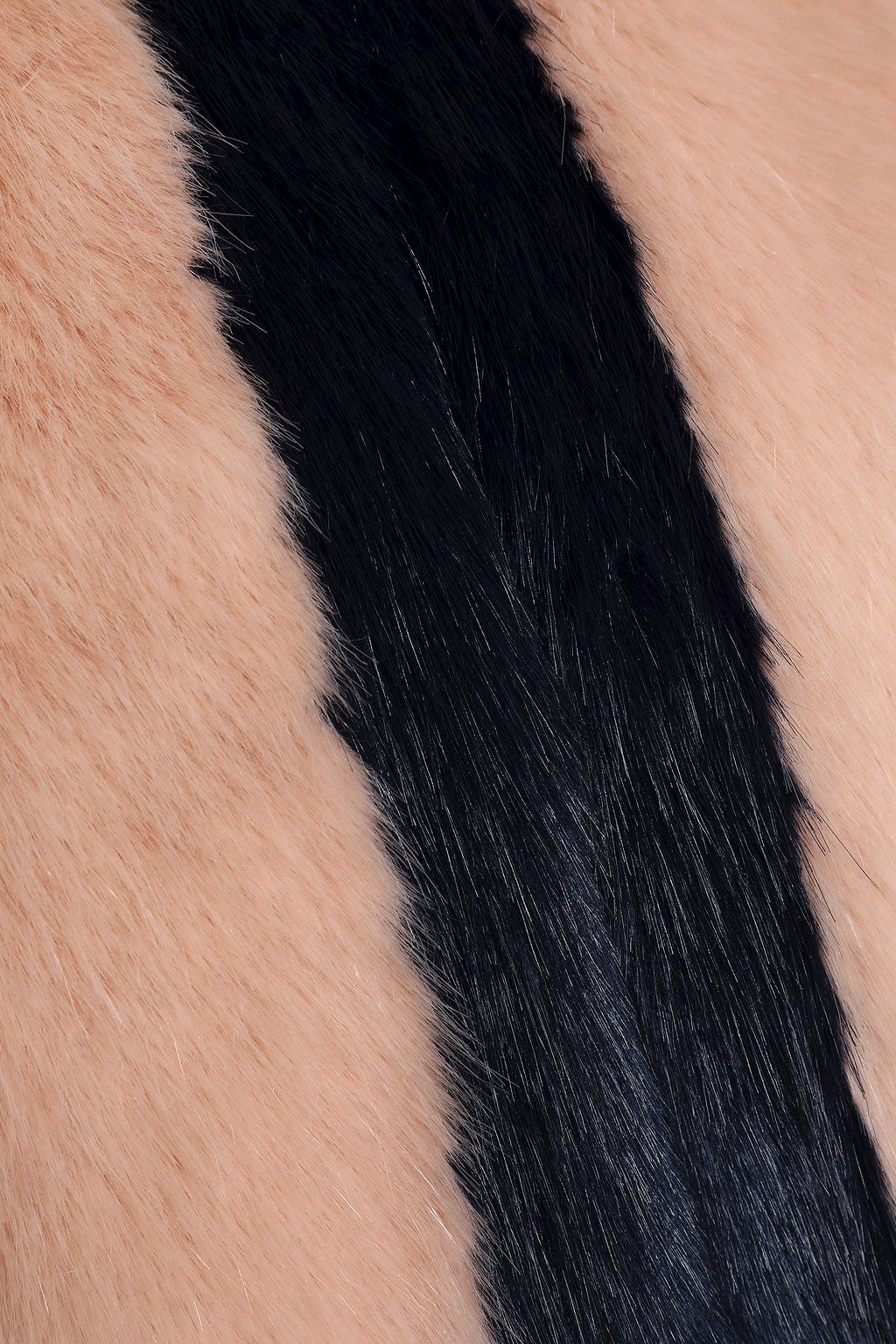 SHRIMPS Two-tone faux fur coat
