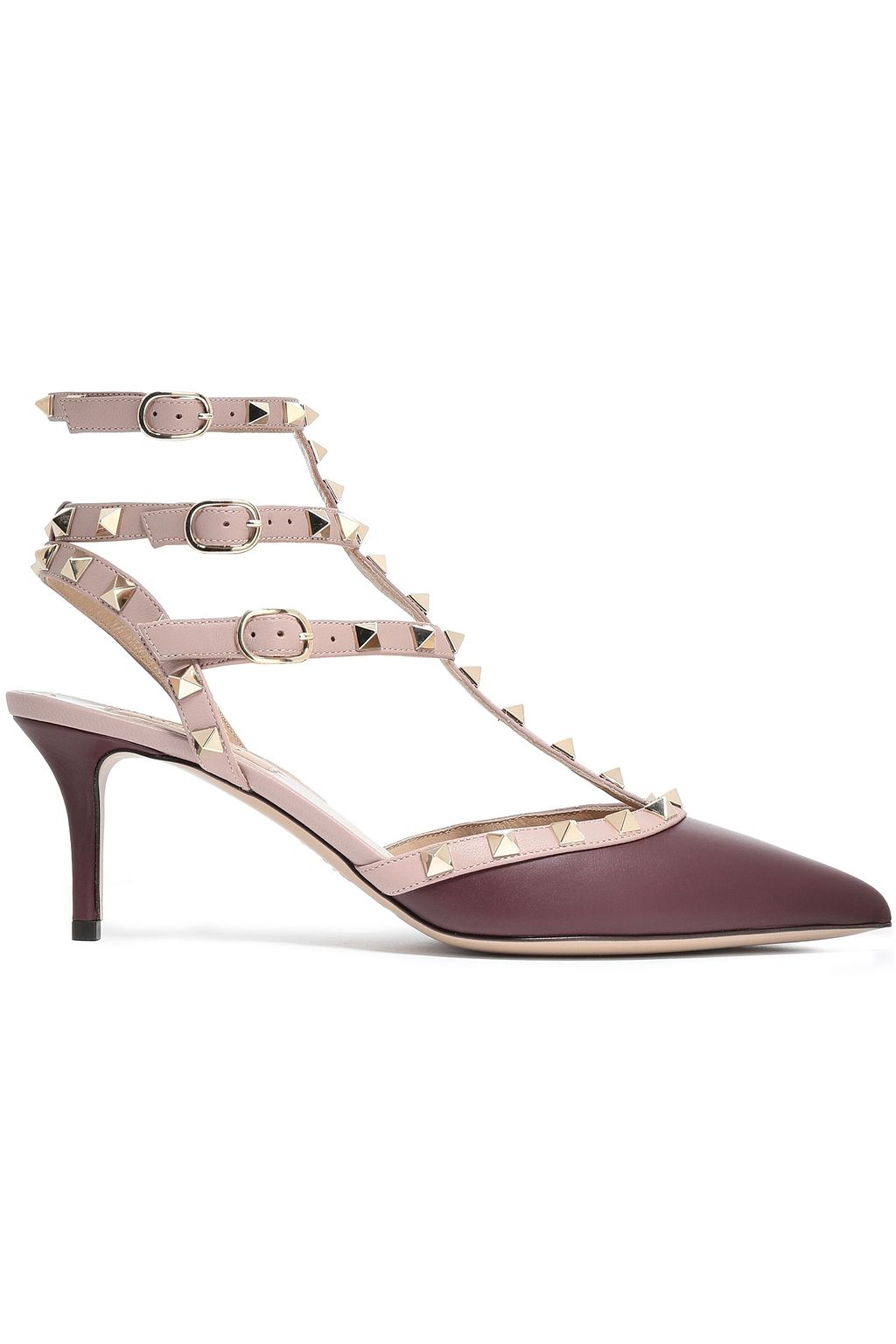 Purple Rockstud leather pumps | Sale up 