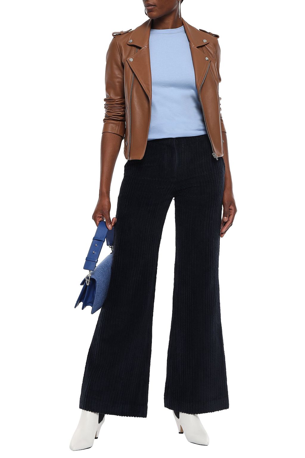ACNE STUDIOS Cotton-chenille wide-leg pants