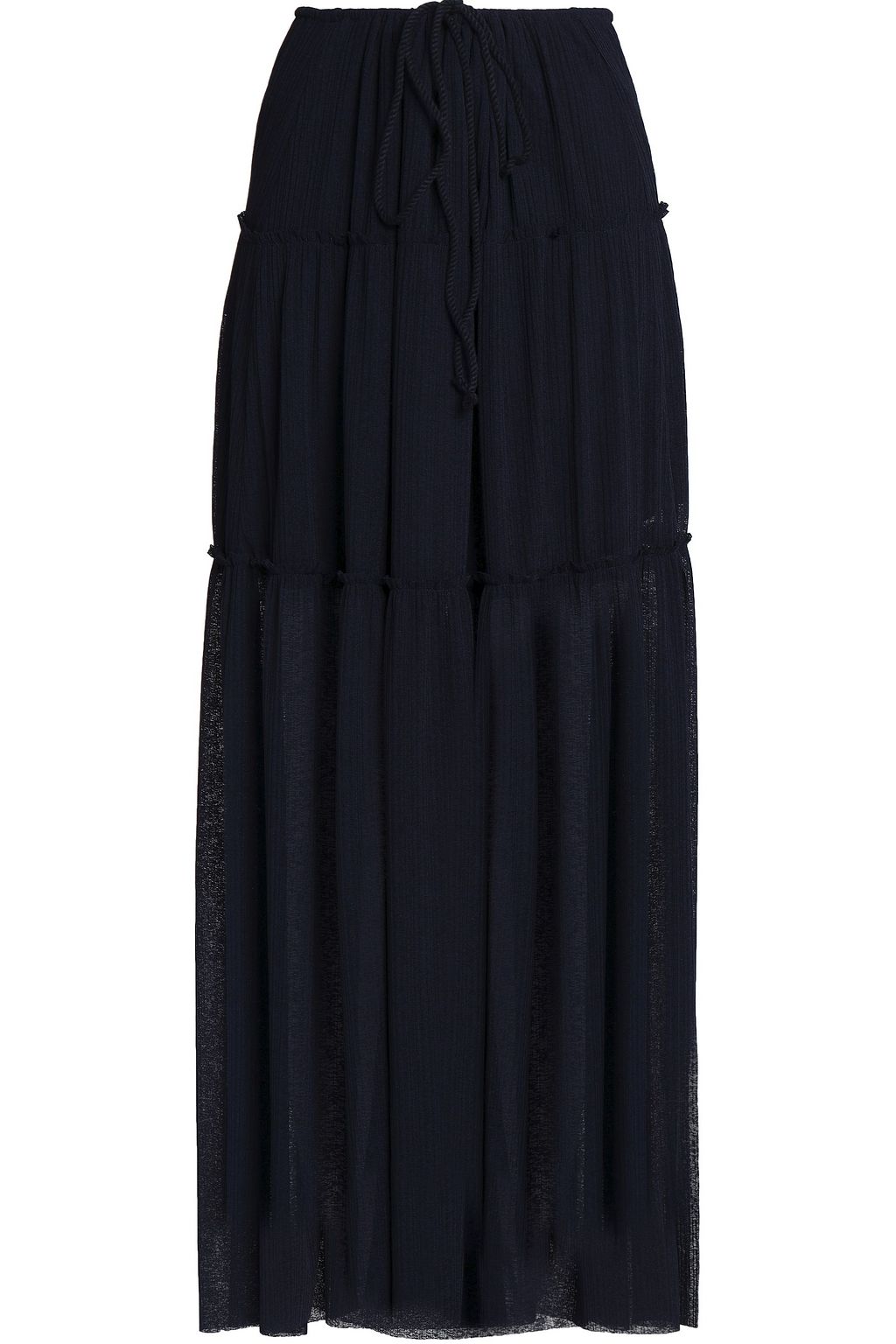 rib knit maxi skirt