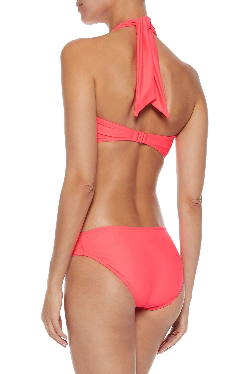 SEAFOLLY Hipster pleated low-rise bikini briefs