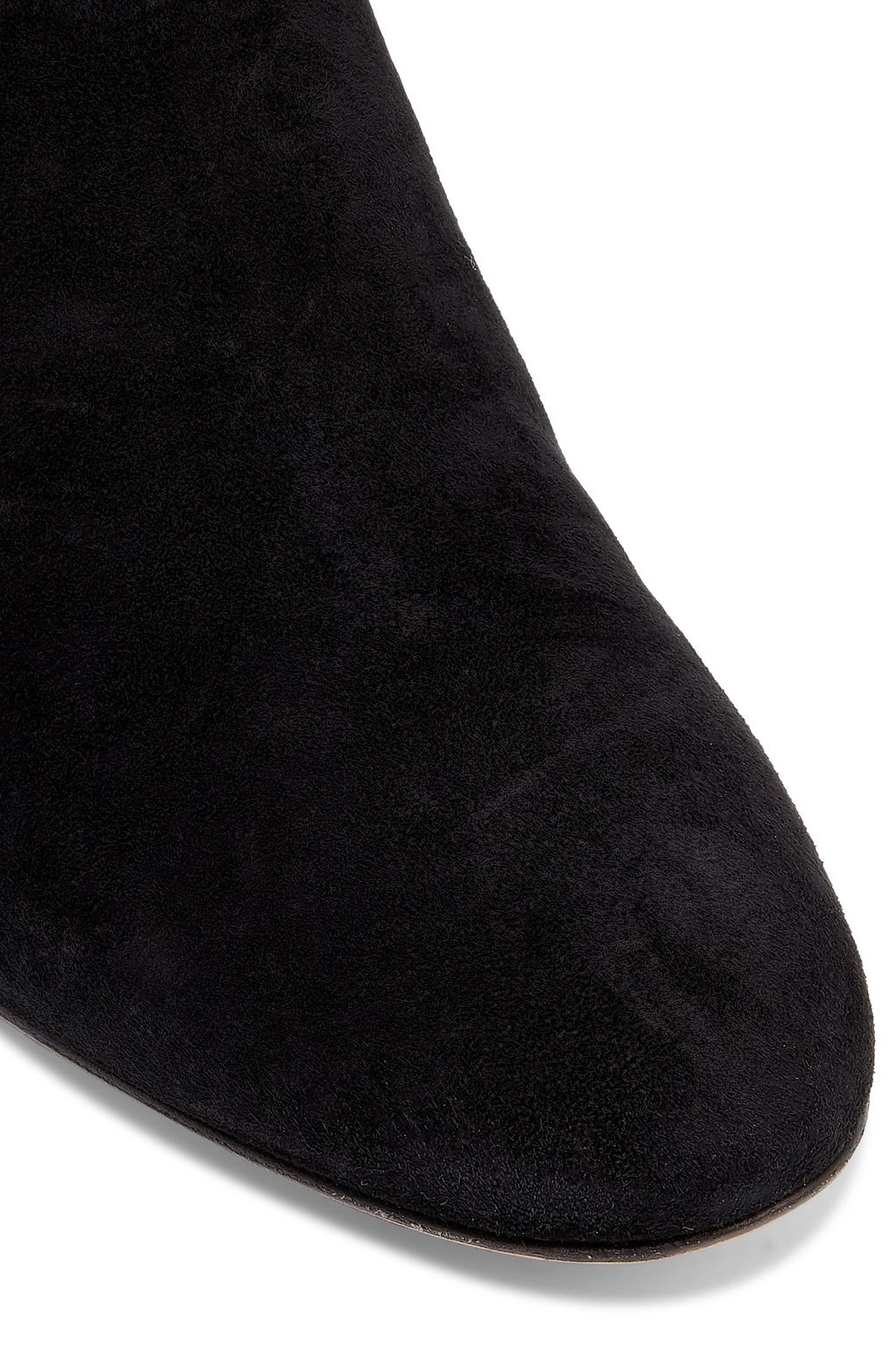 VALENTINO GARAVANI Rockstud stretch-suede over-the-knee boots