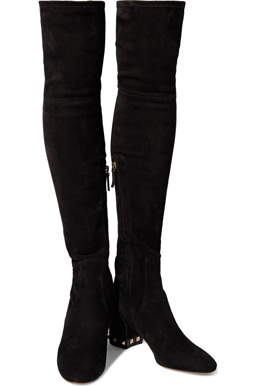 valentino suede over the knee boots