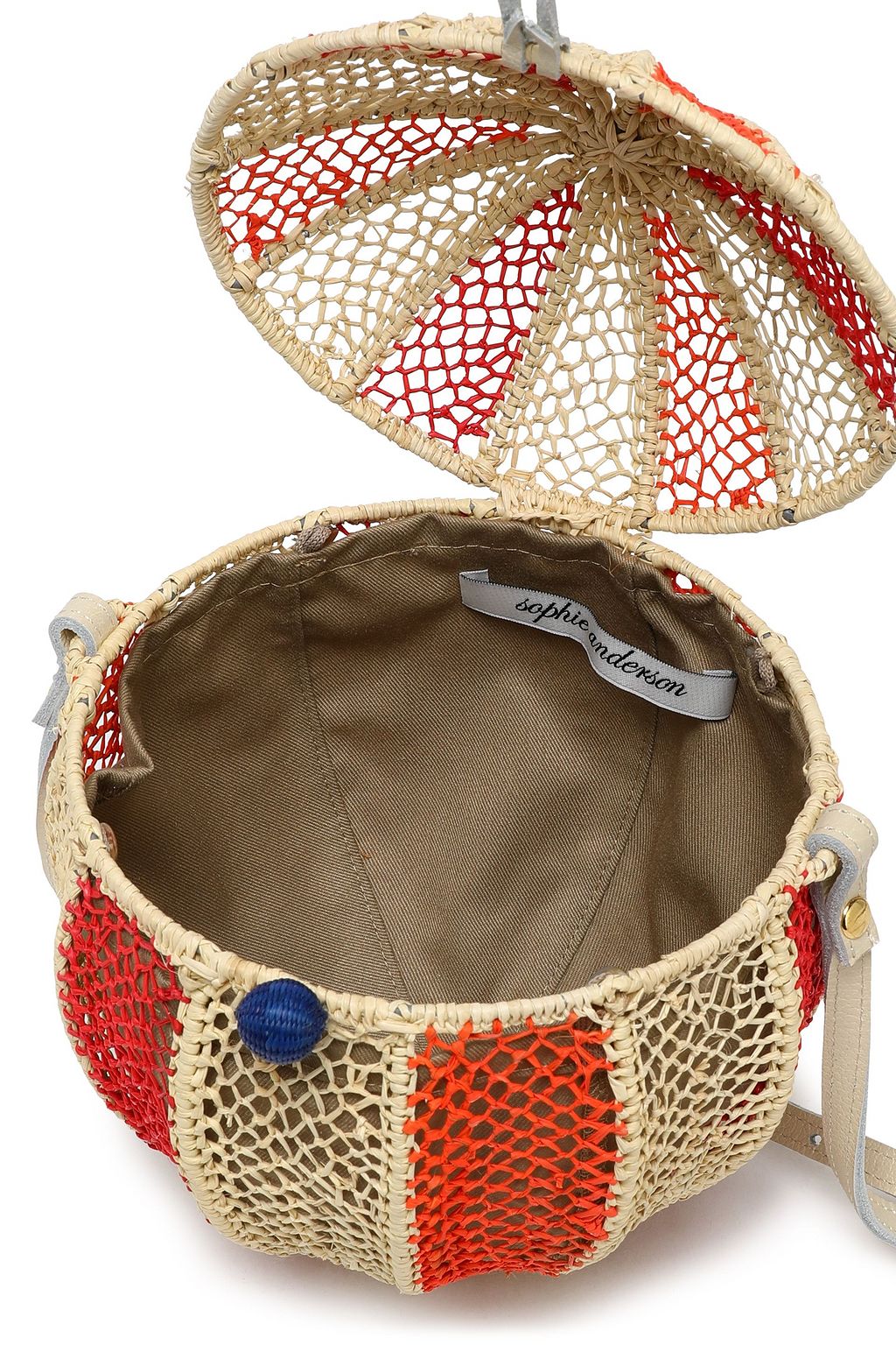 SOPHIE ANDERSON Straw shoulder bag