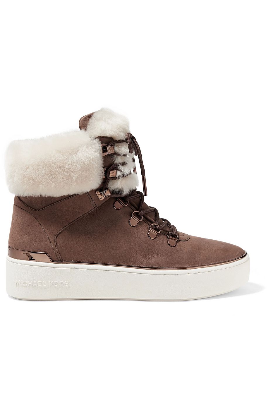 michael kors high top sneakers brown