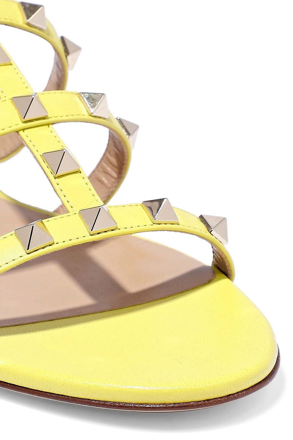 VALENTINO GARAVANI Rockstud Pantoletten aus Leder
