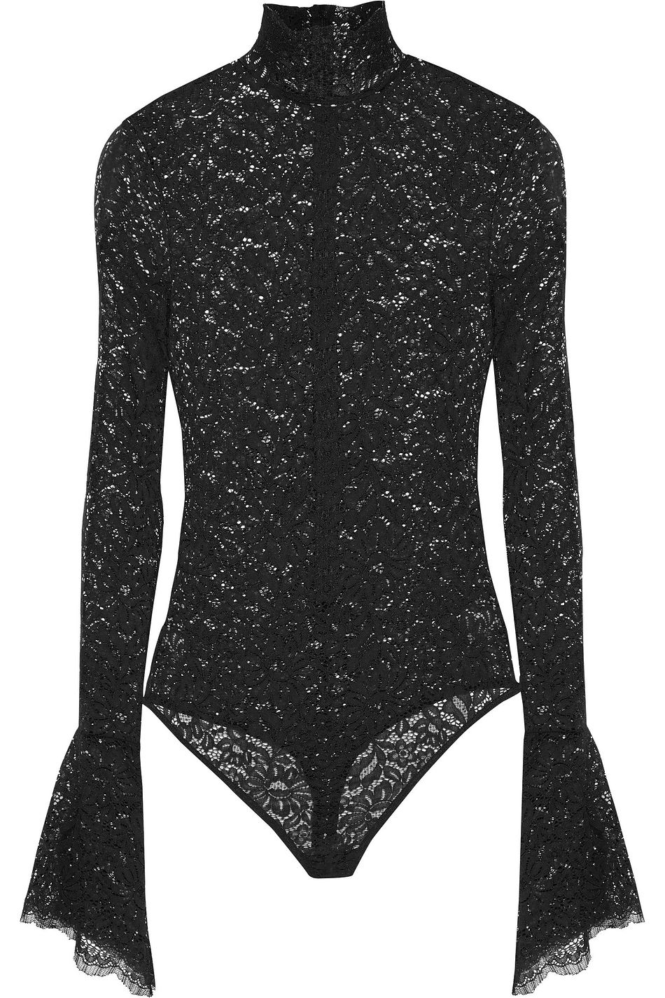 lace turtleneck bodysuit