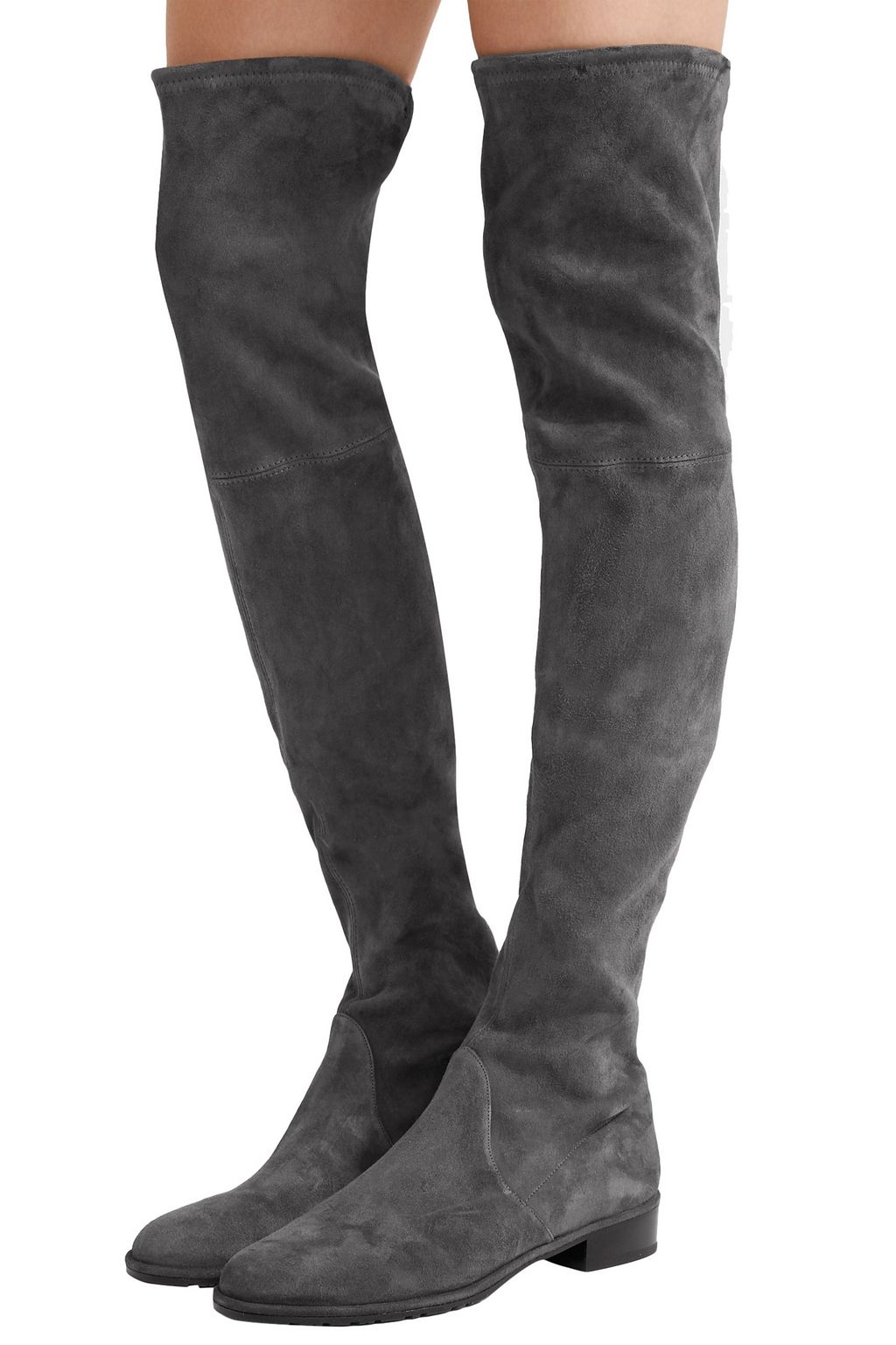 STUART WEITZMAN Suede over-the-knee boots