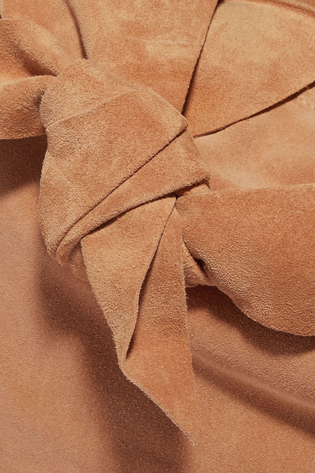 THE ROW Bindle knotted suede shoulder bag