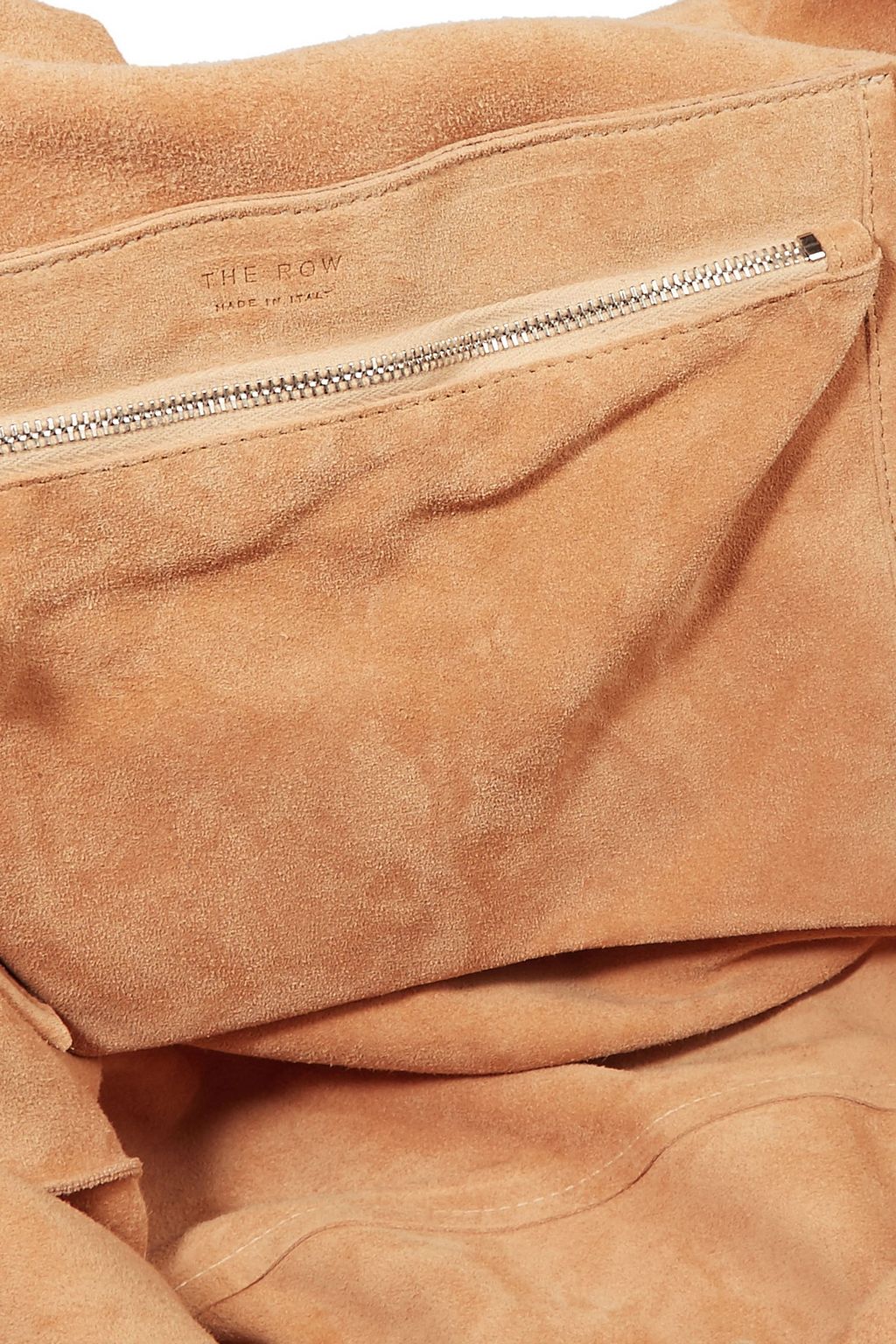 THE ROW Bindle knotted suede shoulder bag