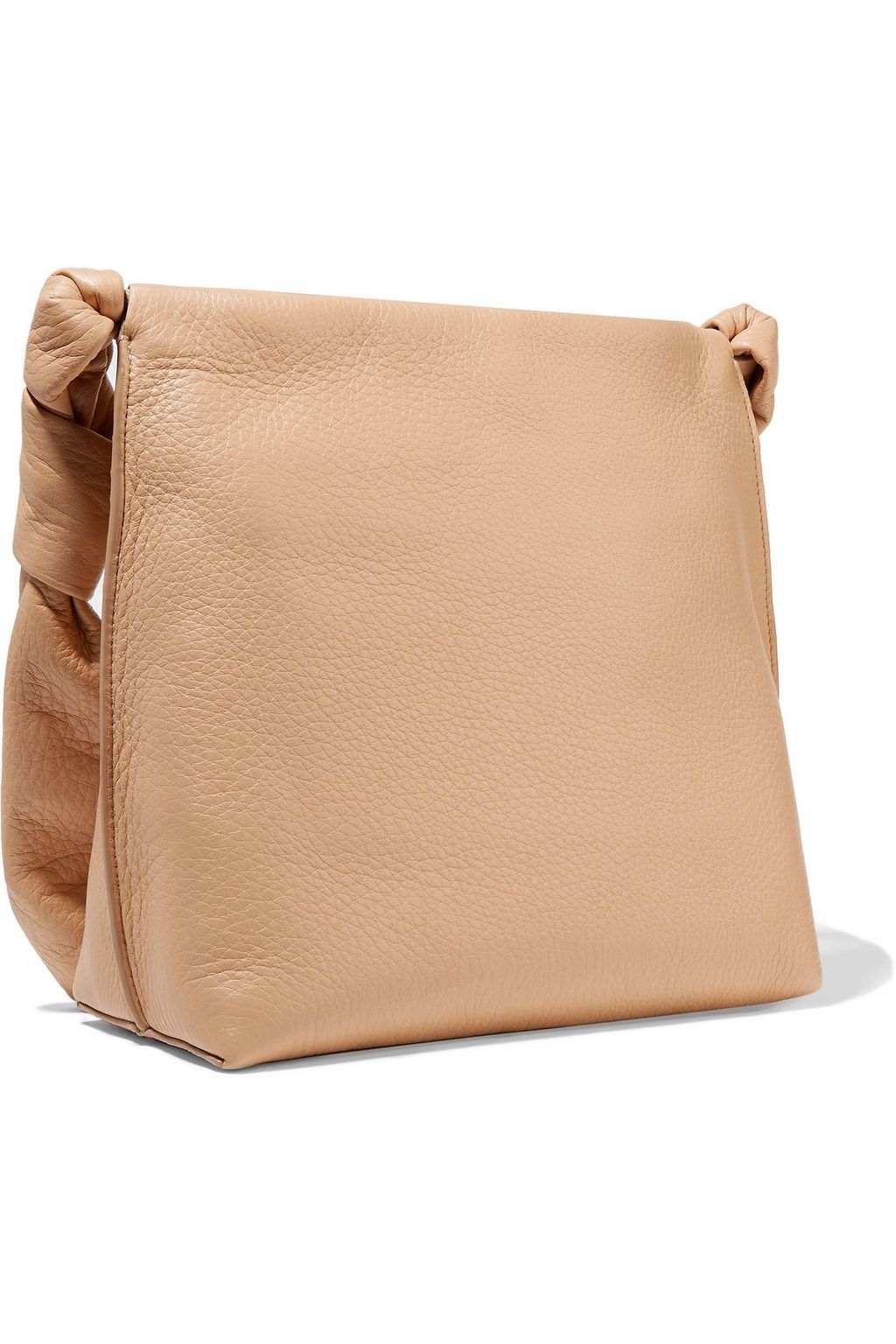 THE ROW Wander small knotted pebbled-leather shoulder bag
