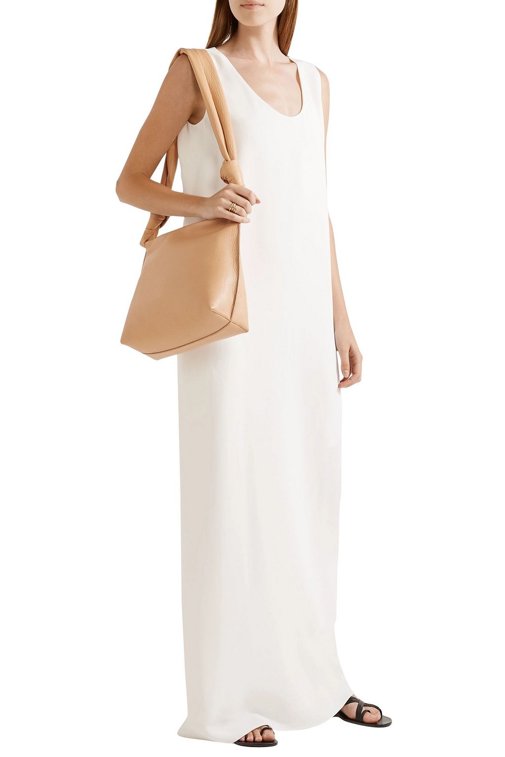 THE ROW Wander small knotted pebbled-leather shoulder bag