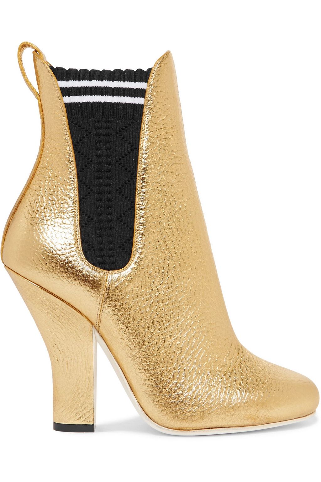 gold fendi boots
