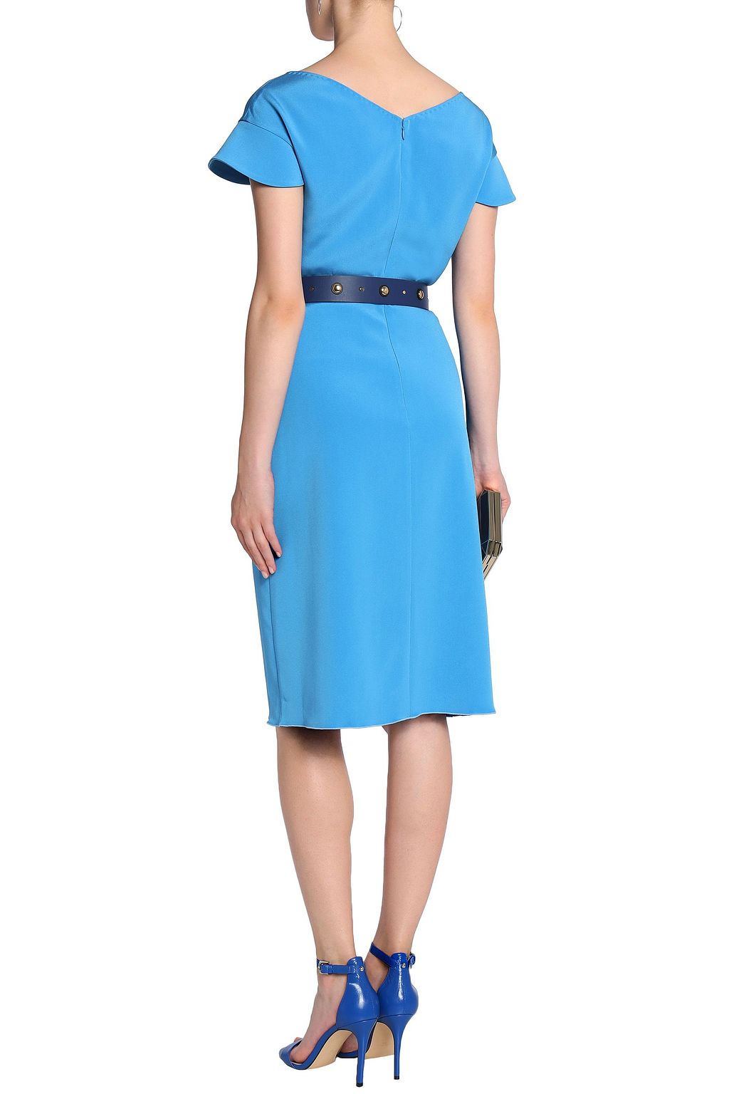 ANTONIO BERARDI Flared crepe dress