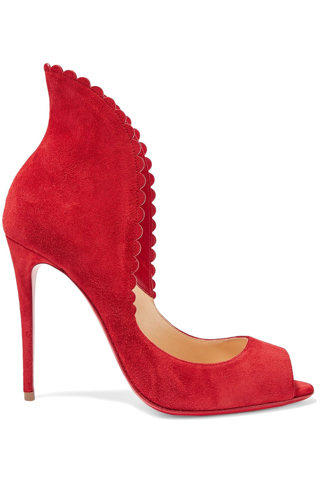 red mini heels