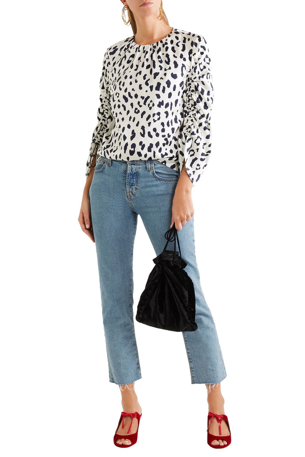 TABITHA SIMMONS Helene cutout velvet mules