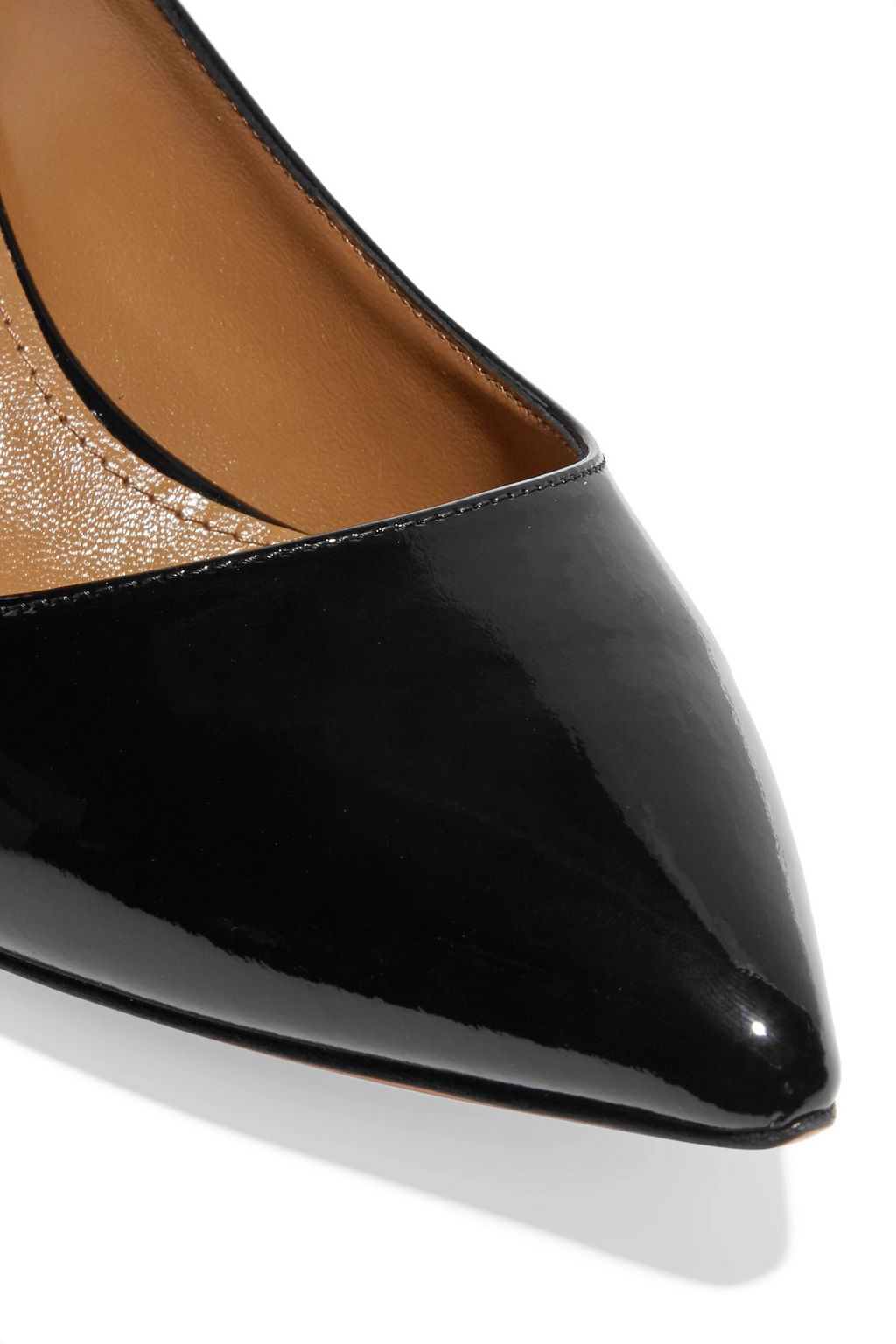 AQUAZZURA Kisha patent-leather pumps
