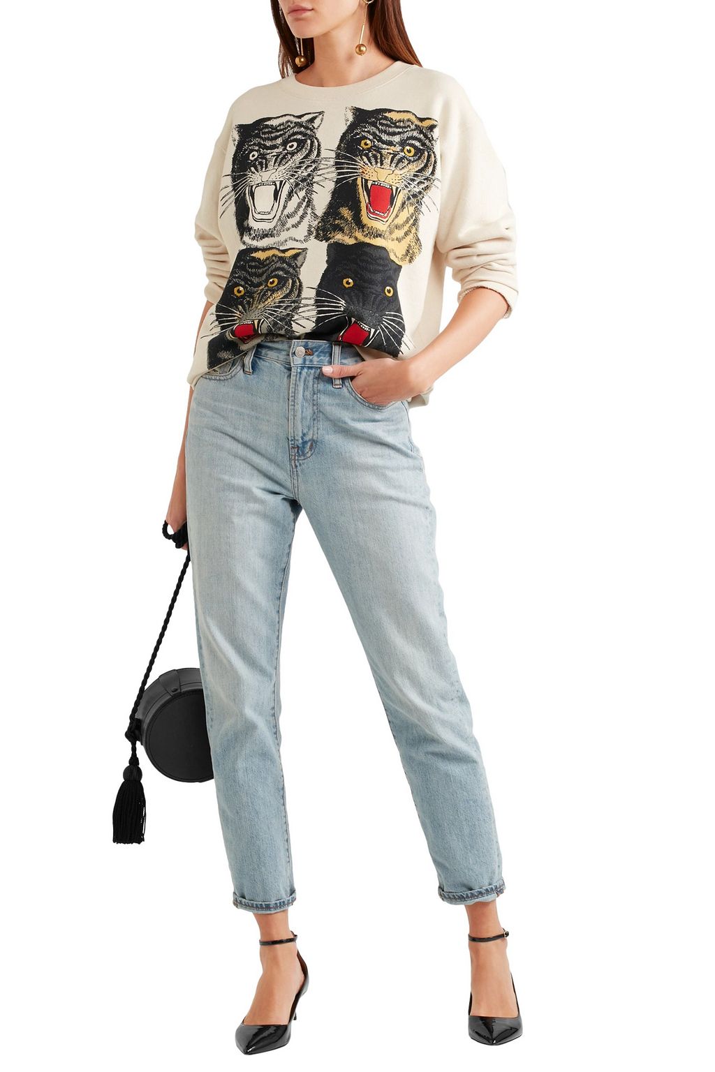 AQUAZZURA Kisha patent-leather pumps