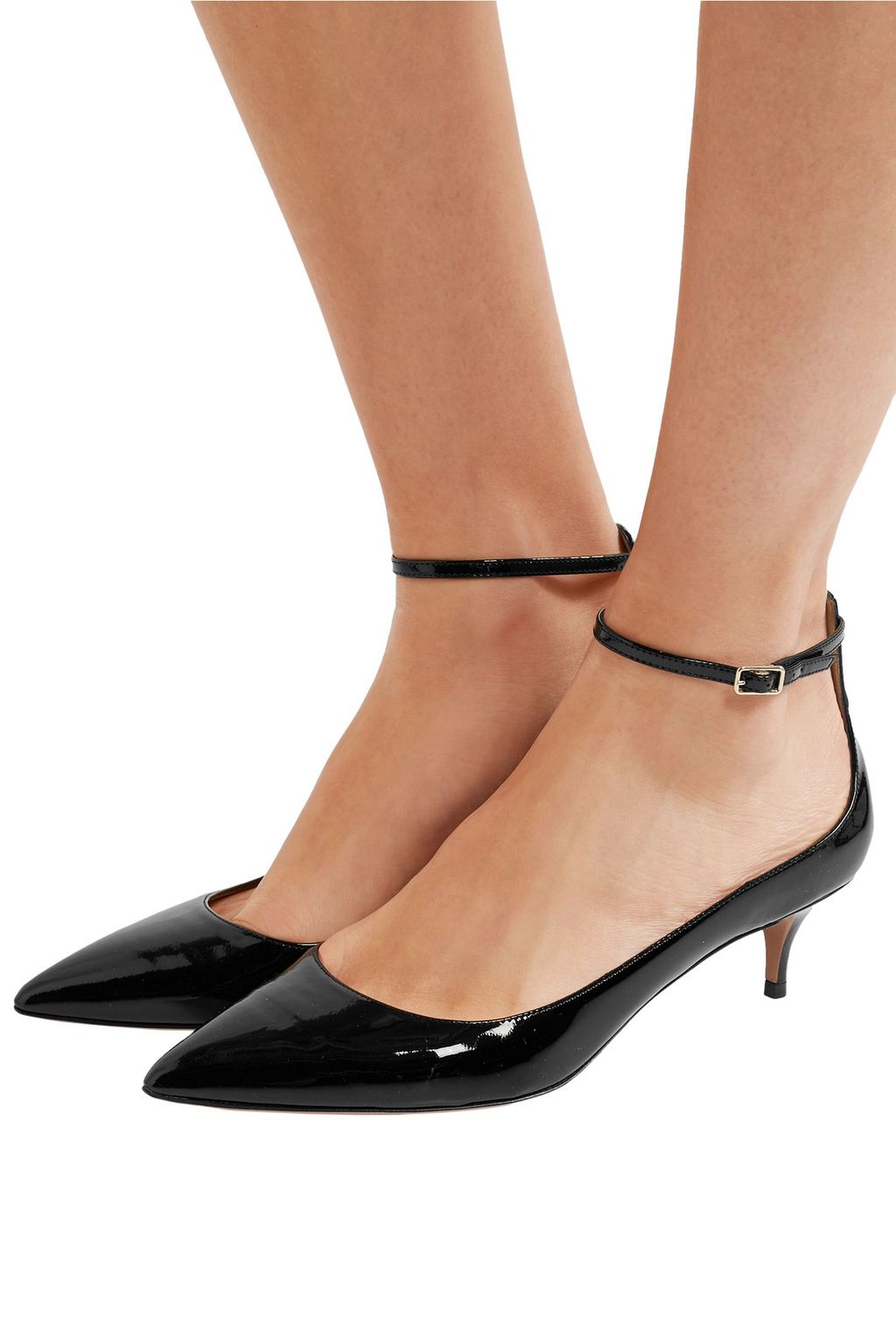 AQUAZZURA Kisha patent-leather pumps