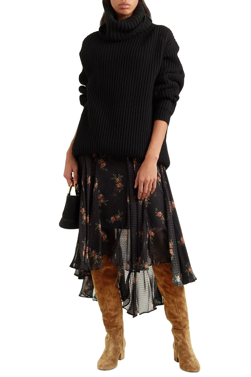 GIANVITO ROSSI Suede over-the-knee boots