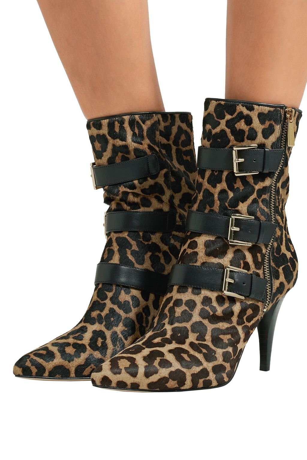 michael kors animal print boots