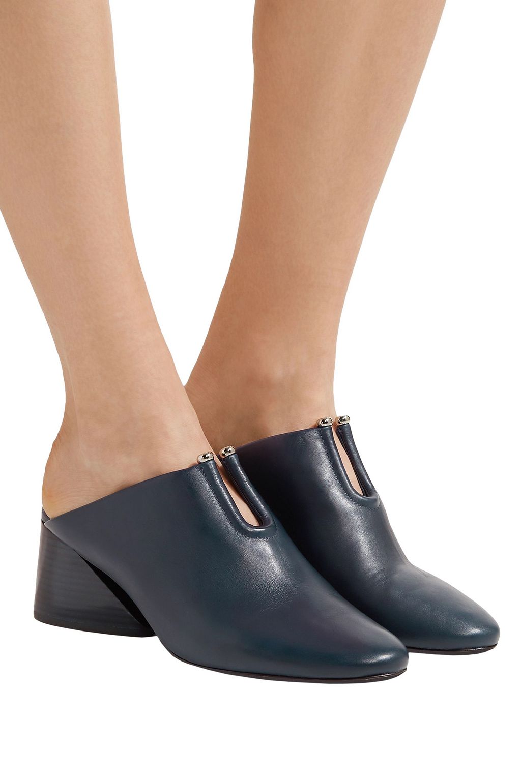 MERCEDES CASTILLO Tami embellished leather mules