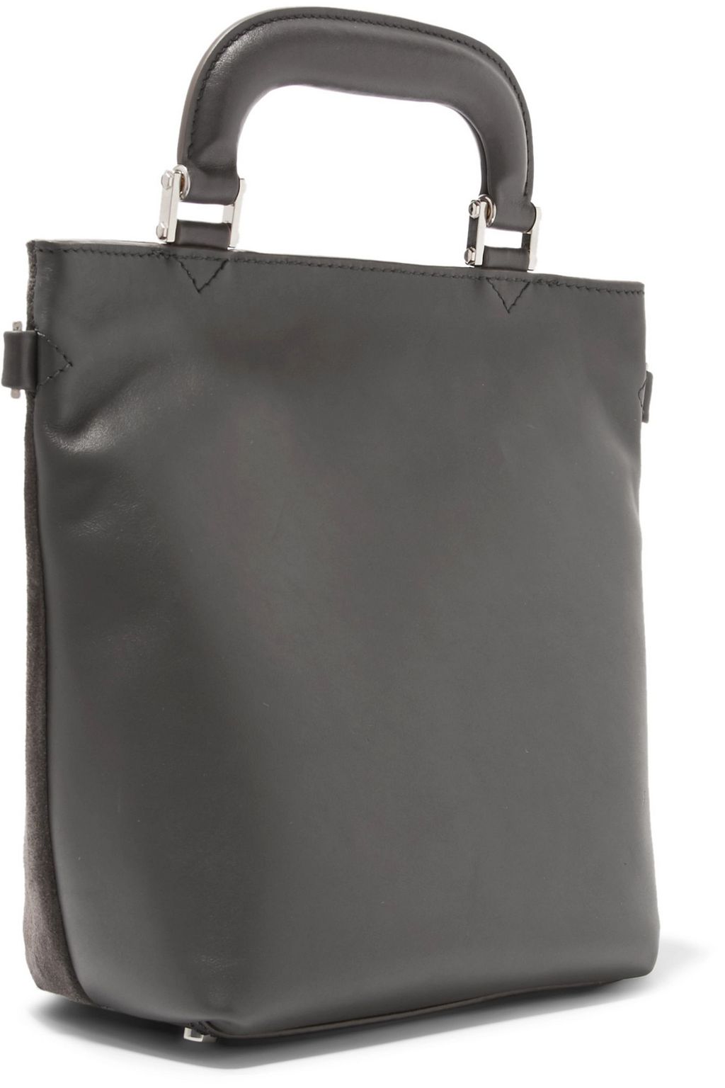 ANYA HINDMARCH Orsett glittered suede and leather shoulder bag